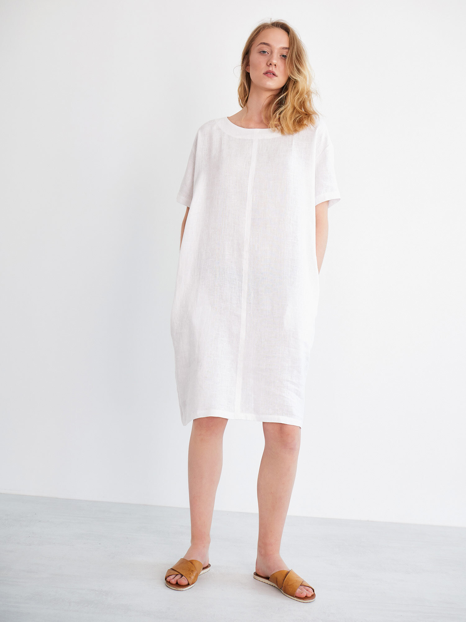 VENICE Linen Tunic Dress - Image 2