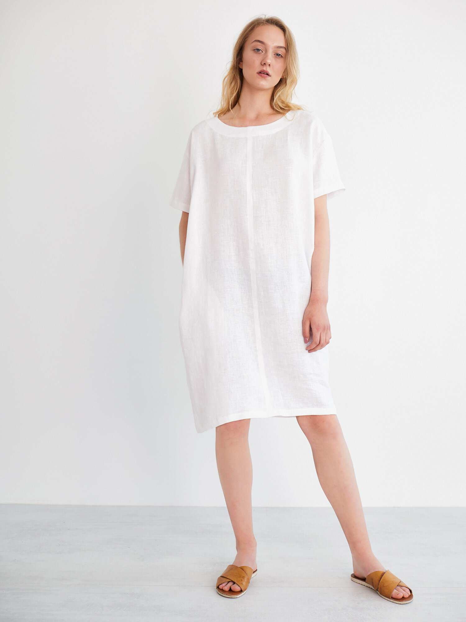 VENICE Linen Tunic Dress - Image 4