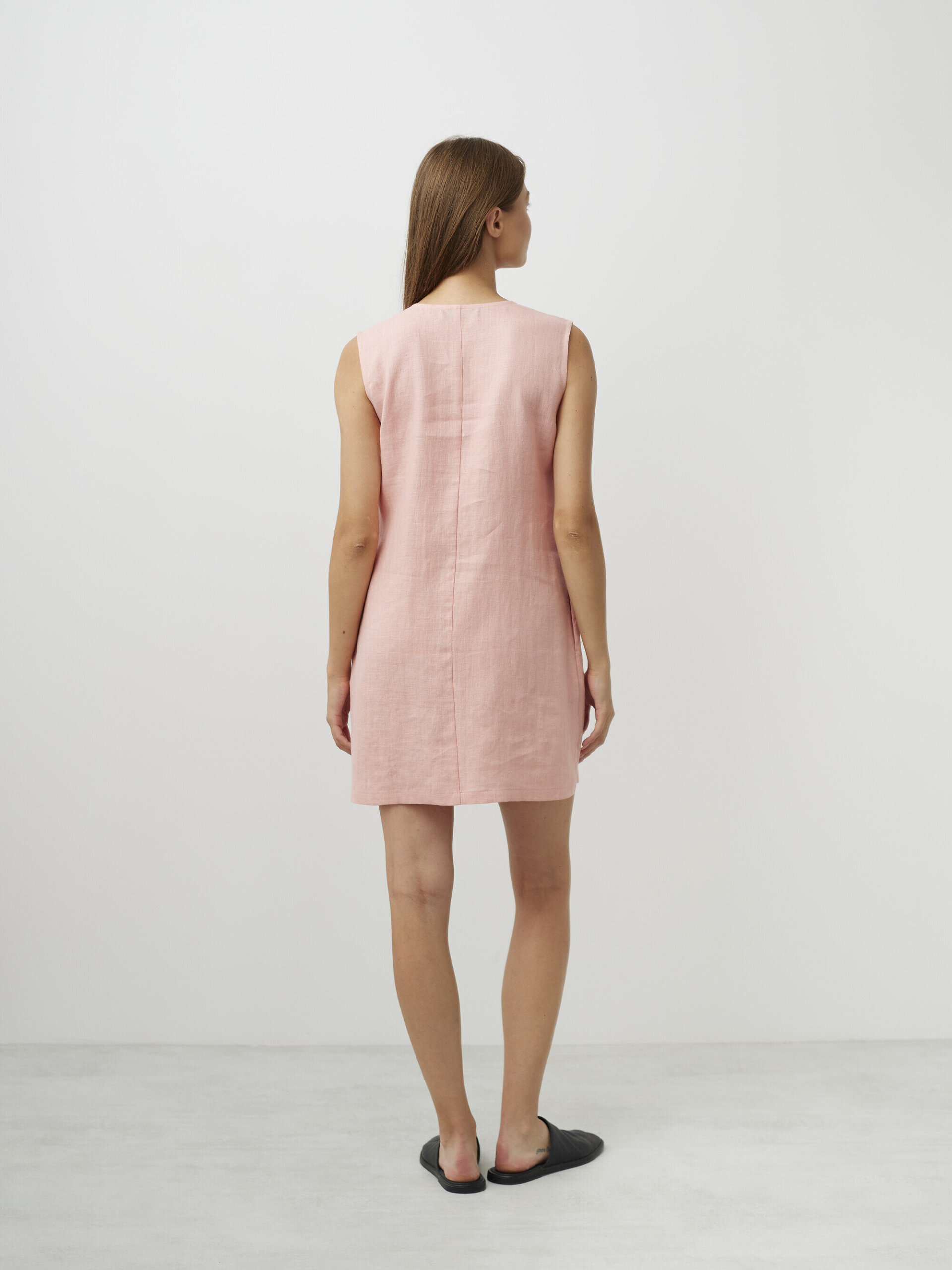AJA Sleeveless Linen Dress - Image 5