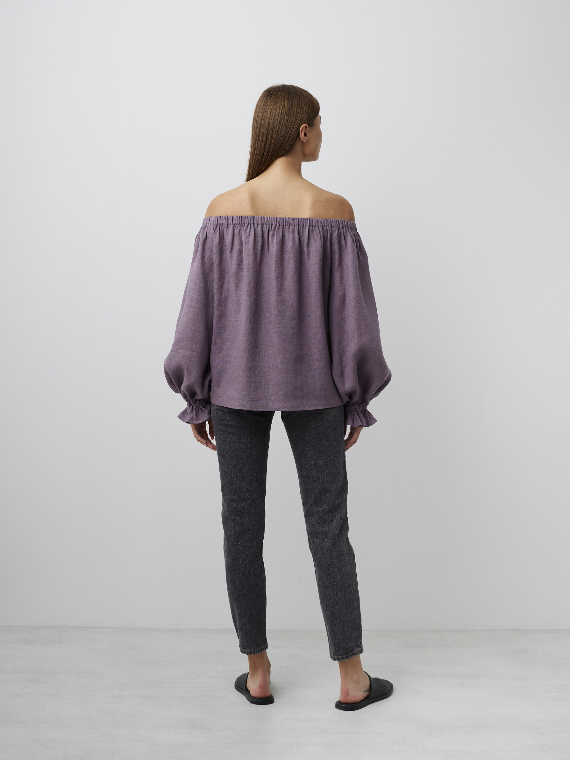 ALICE Off Shoulder Linen Top - Image 5