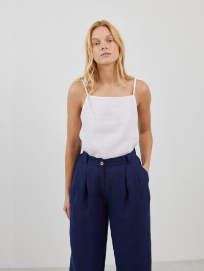 AMBER Linen Camisole Top