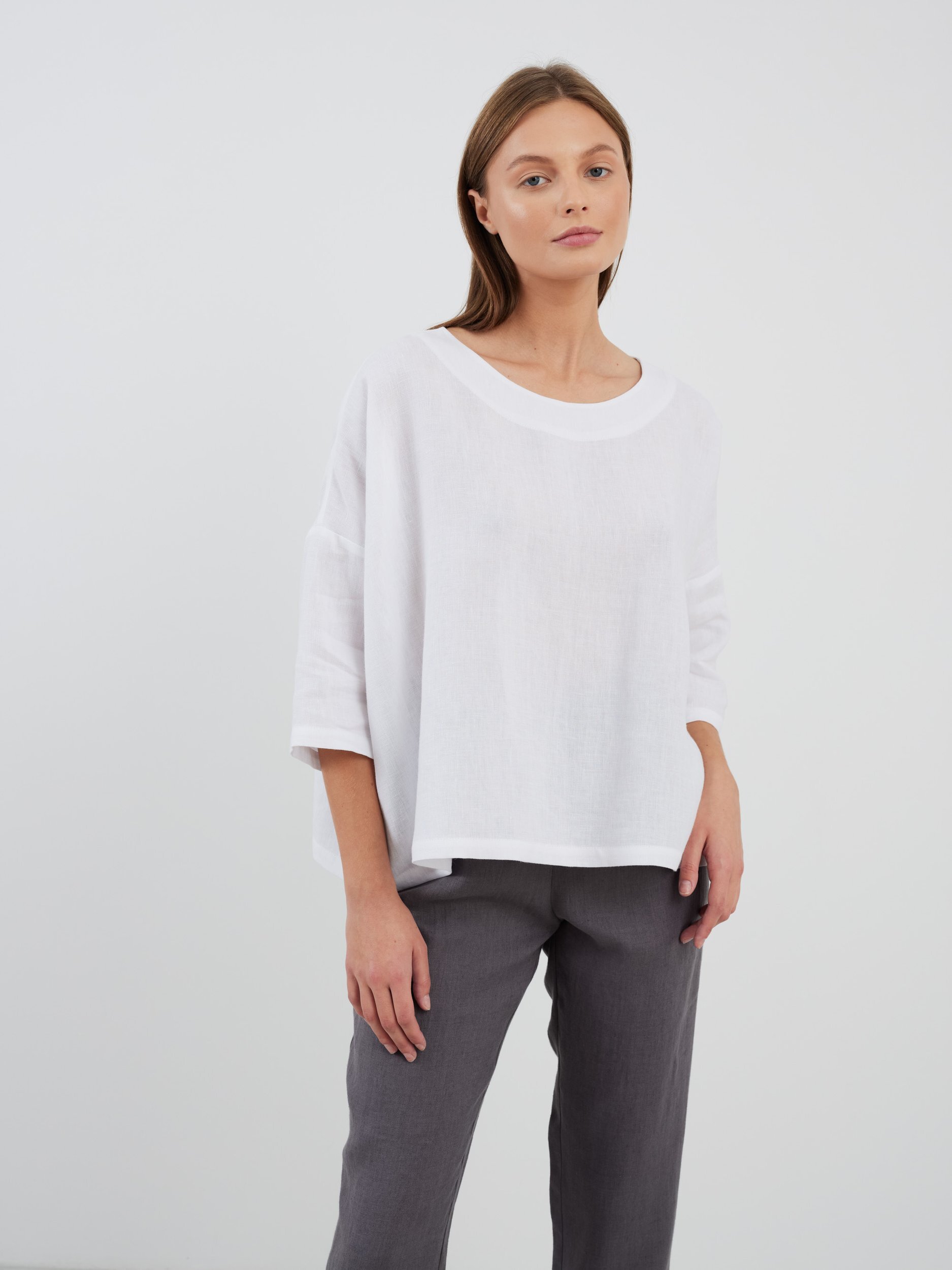AMELIA Linen Top - Image 1