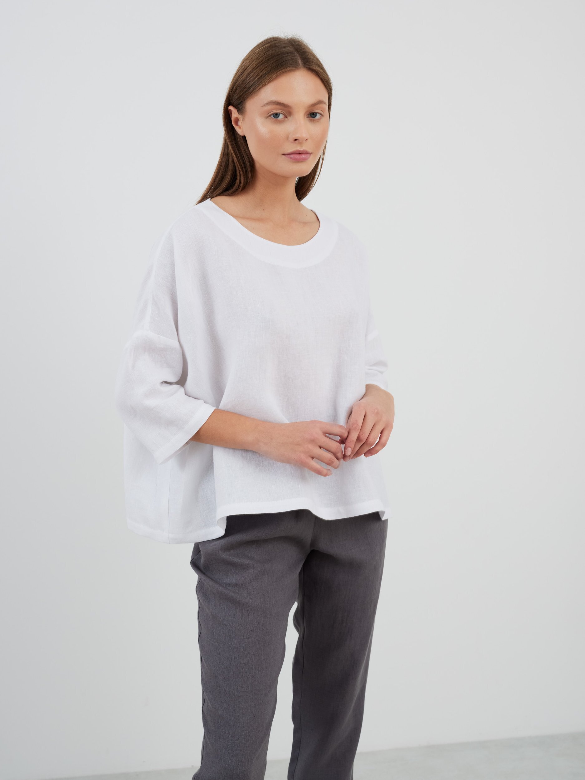 AMELIA Linen Top - Image 4