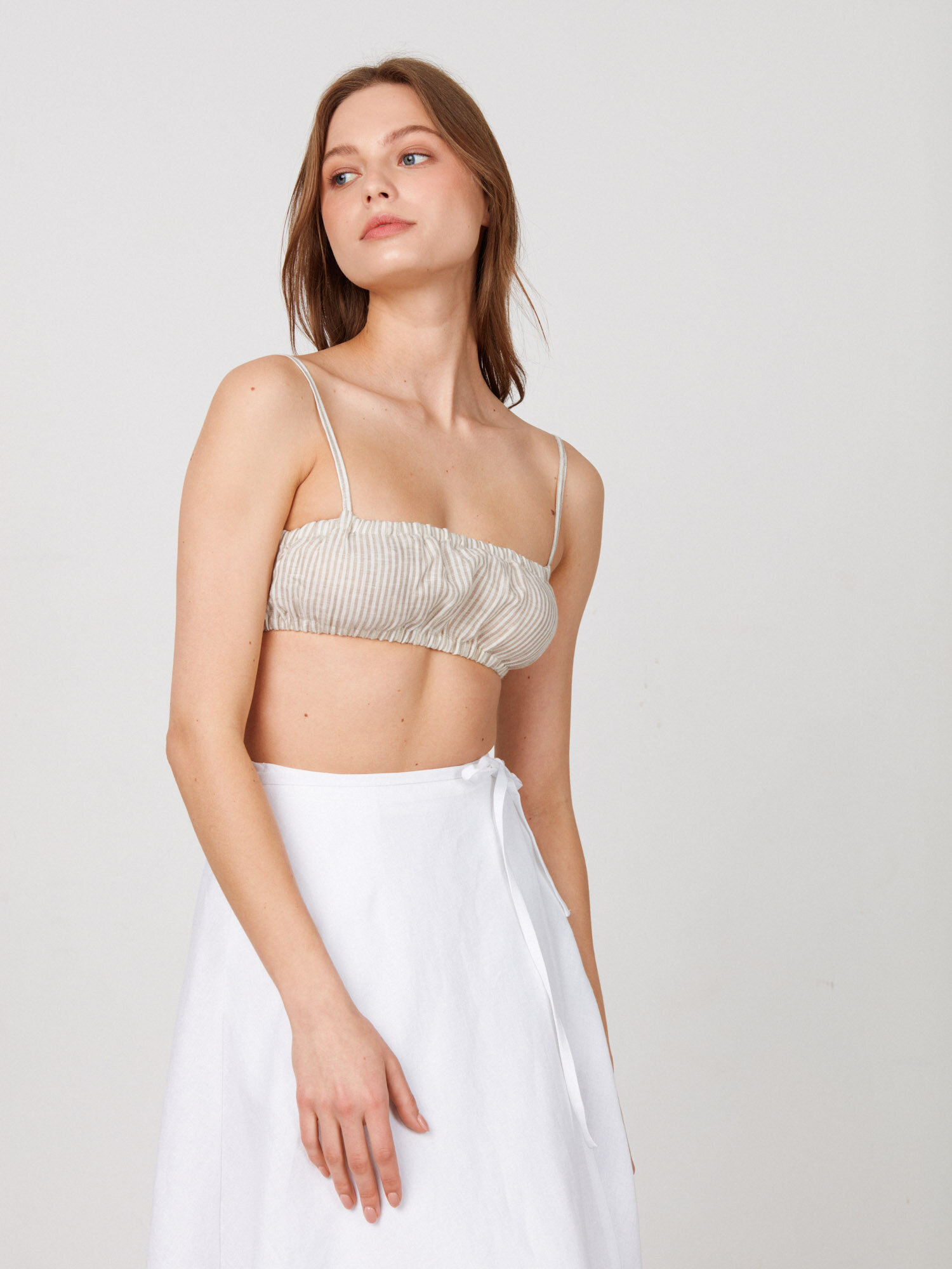 CLEO Linen Bralette - Image 1