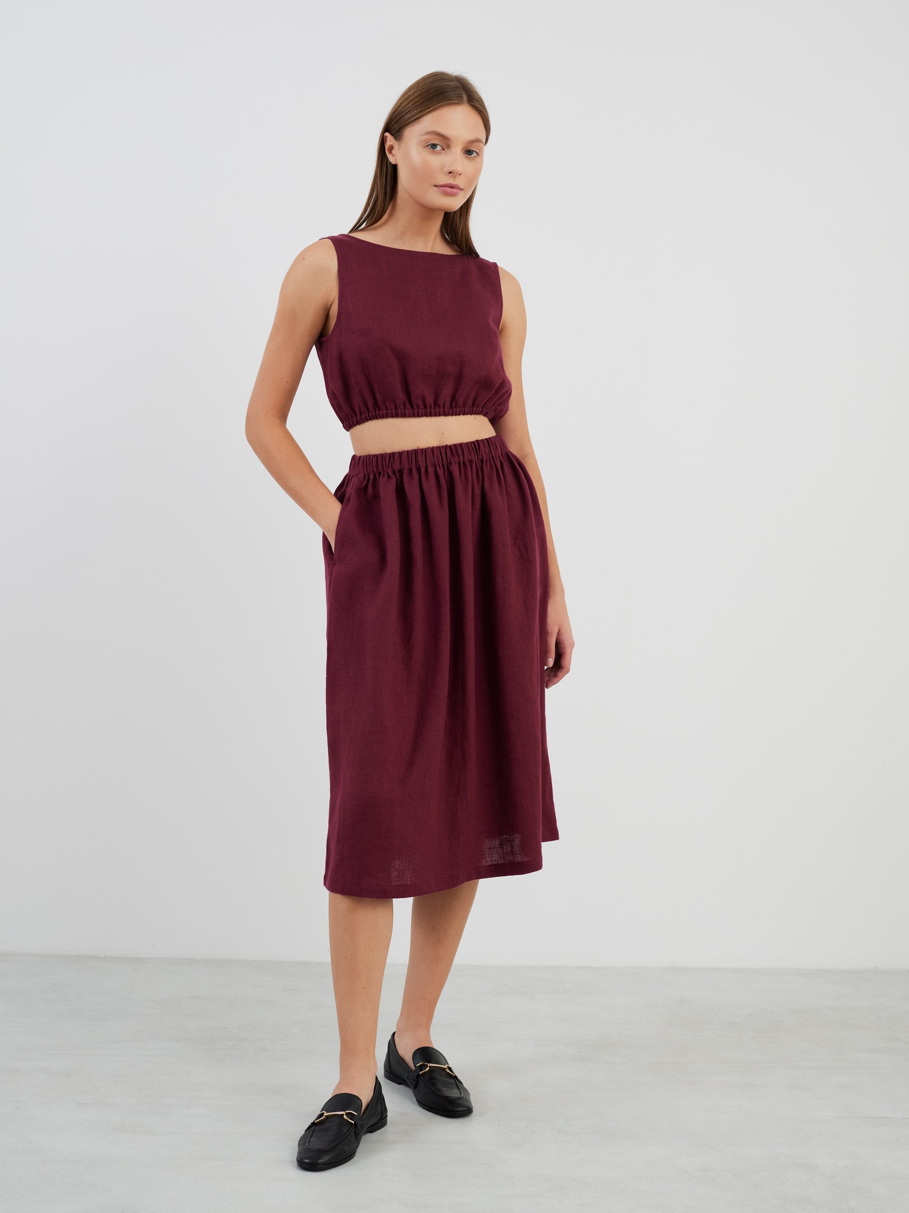 ETHNA Linen Tank Top - Image 4