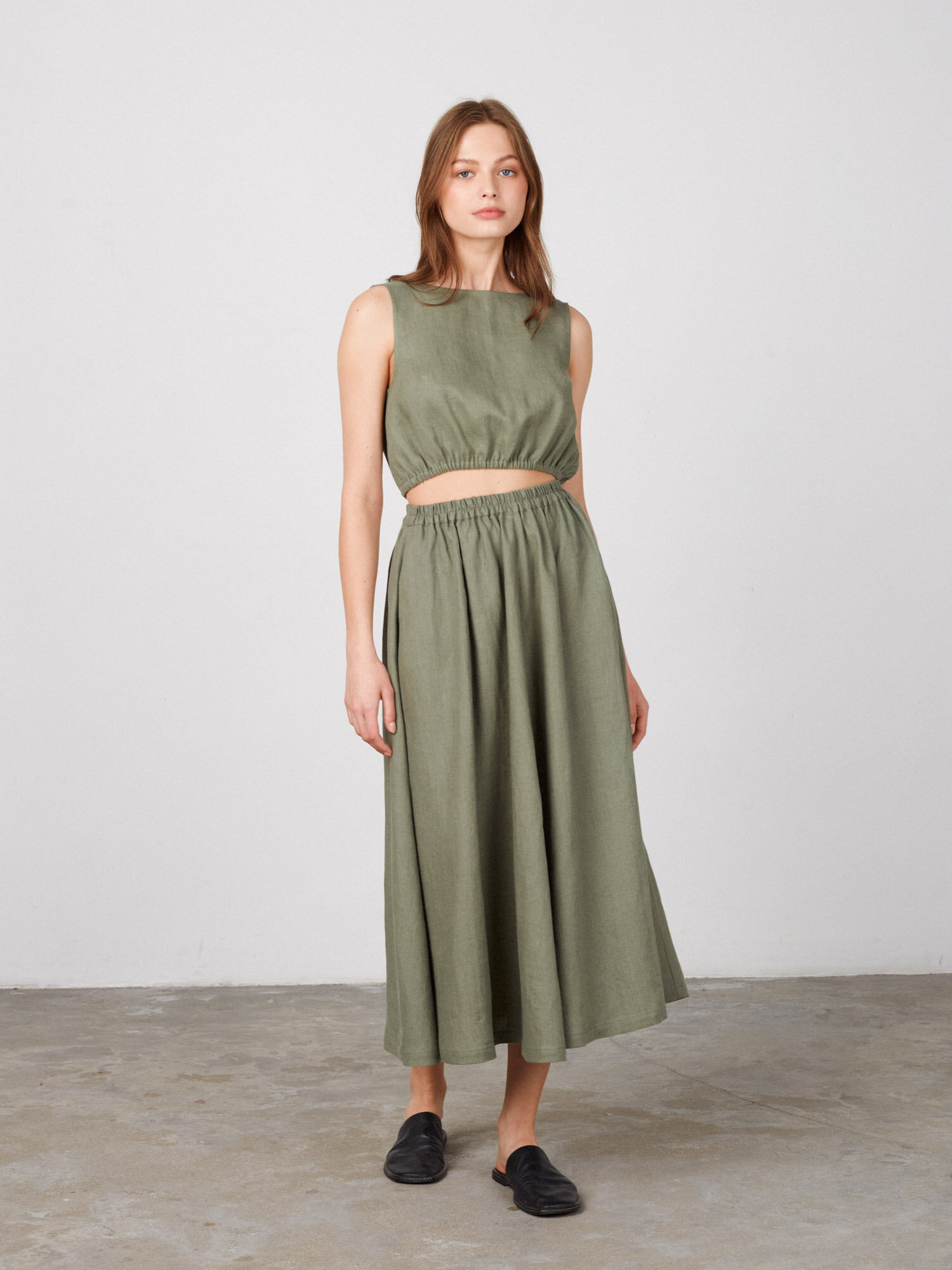 ETHNA Linen Tank Top - Image 2