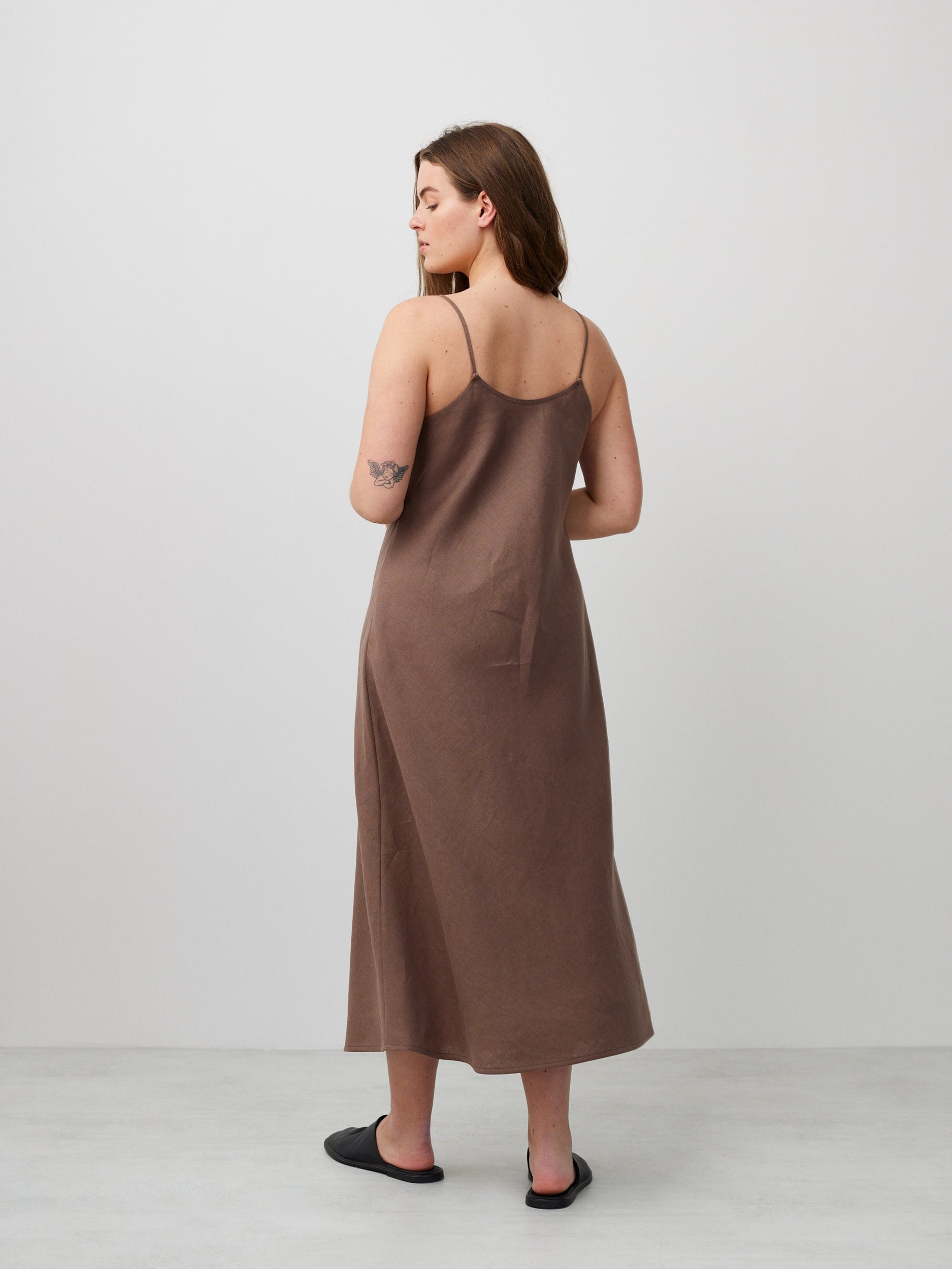 FREJA Linen Slip Dress - Image 6