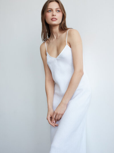 FREJA Linen Slip Dress