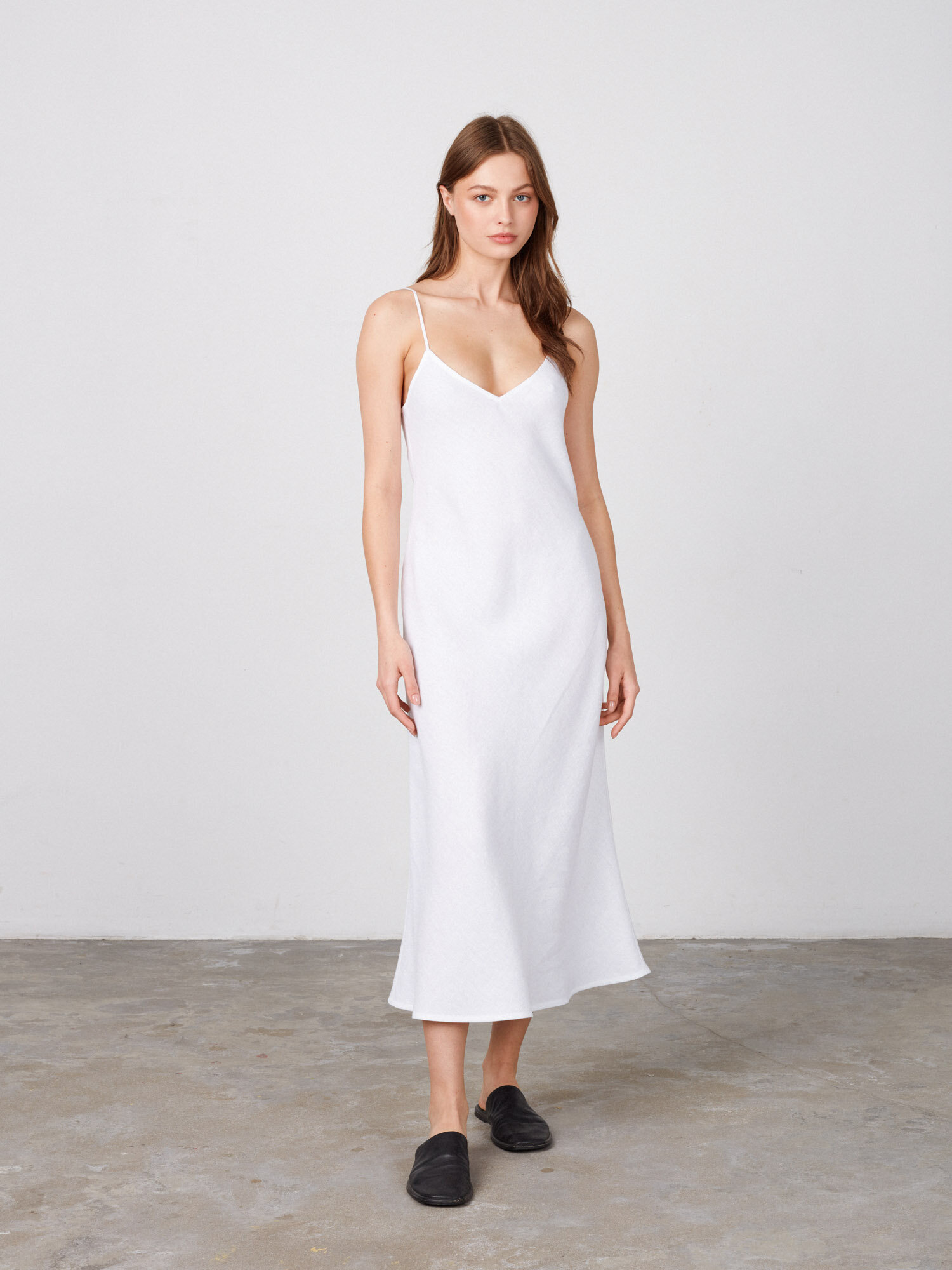 FREJA Linen Slip Dress - Image 2