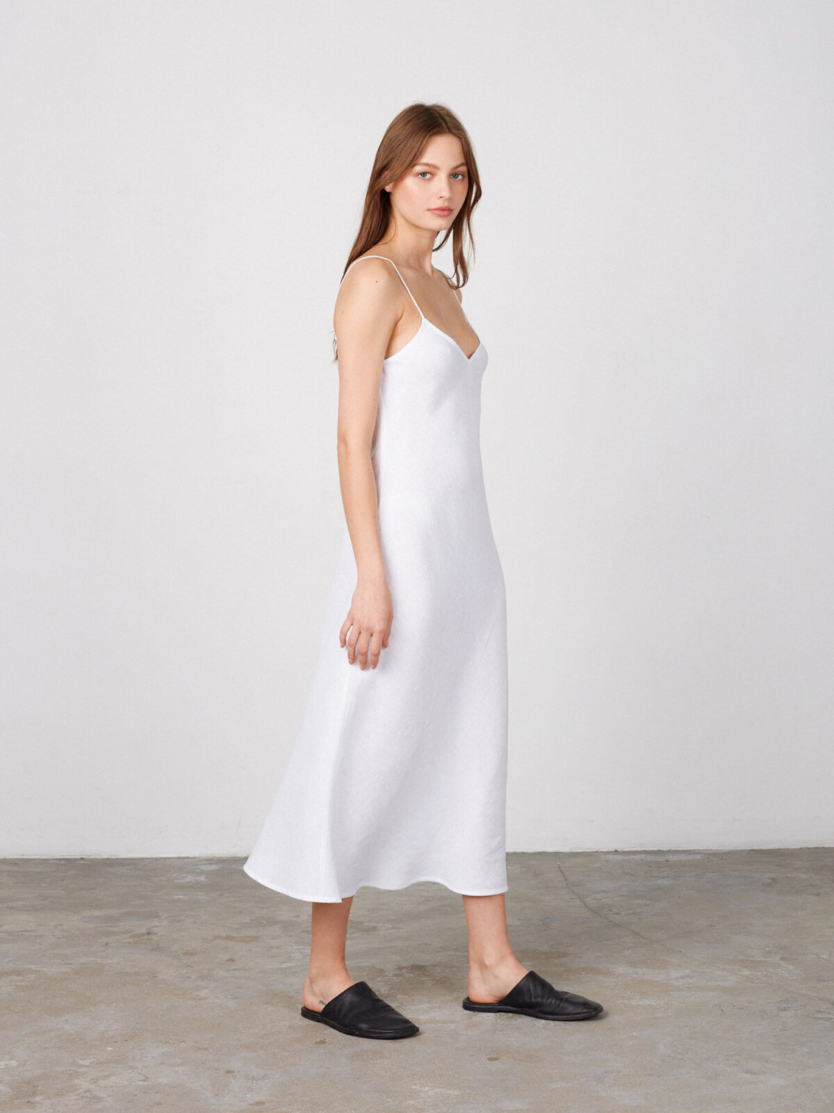 FREJA pellavamekko Valkoinen — sivulta