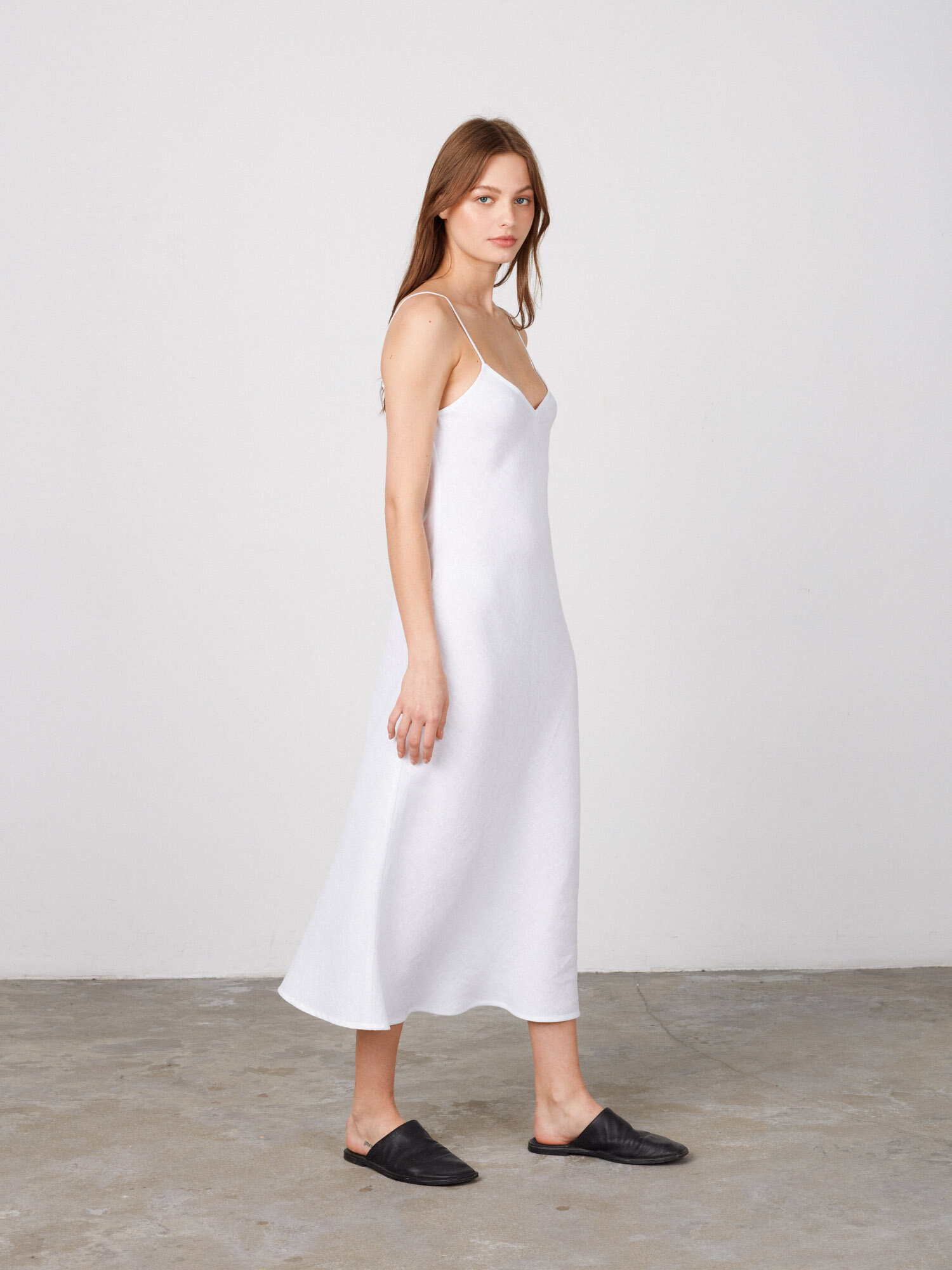 FREJA Linen Slip Dress - Image 3