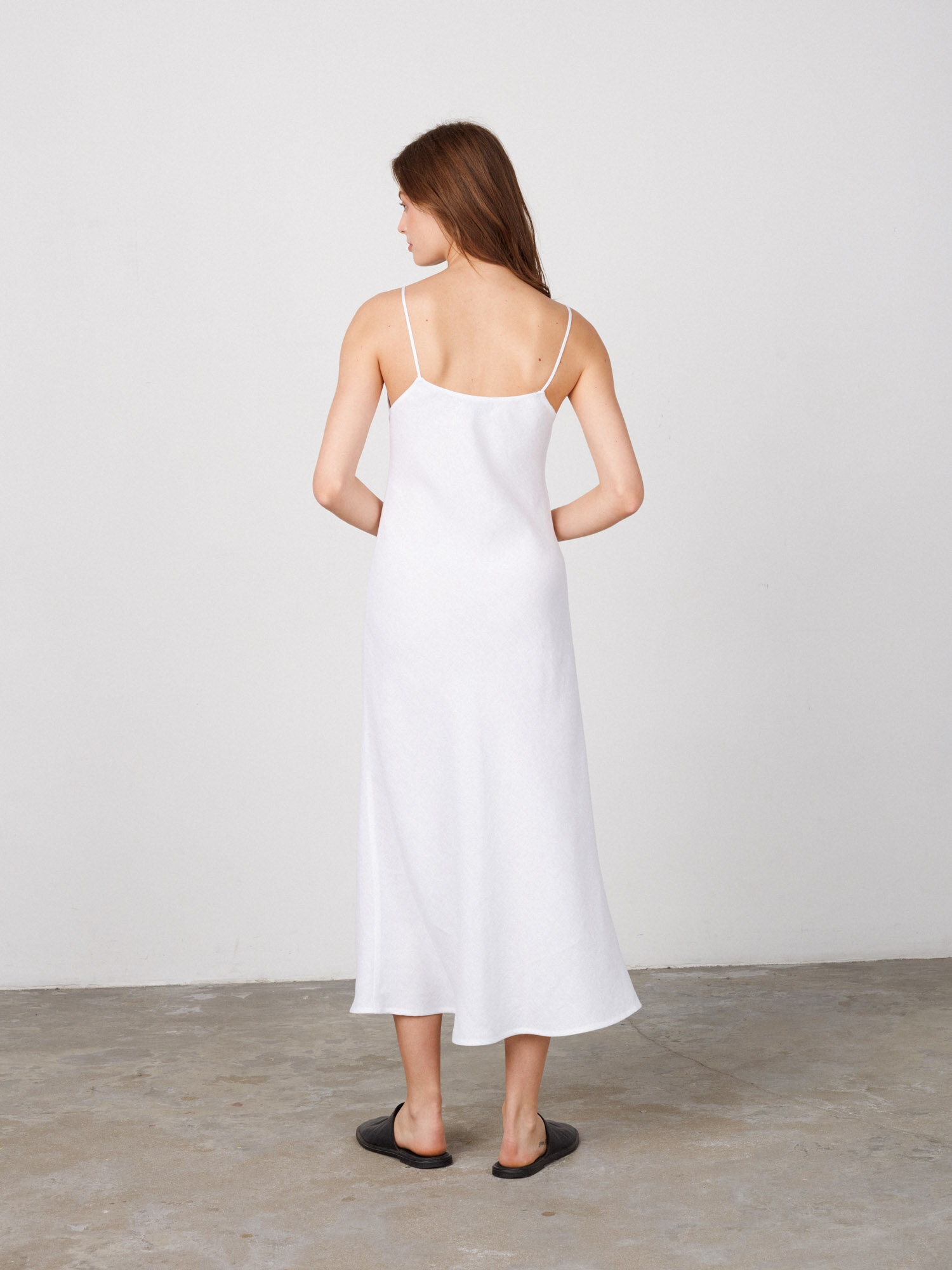 FREJA Linen Slip Dress - Image 5
