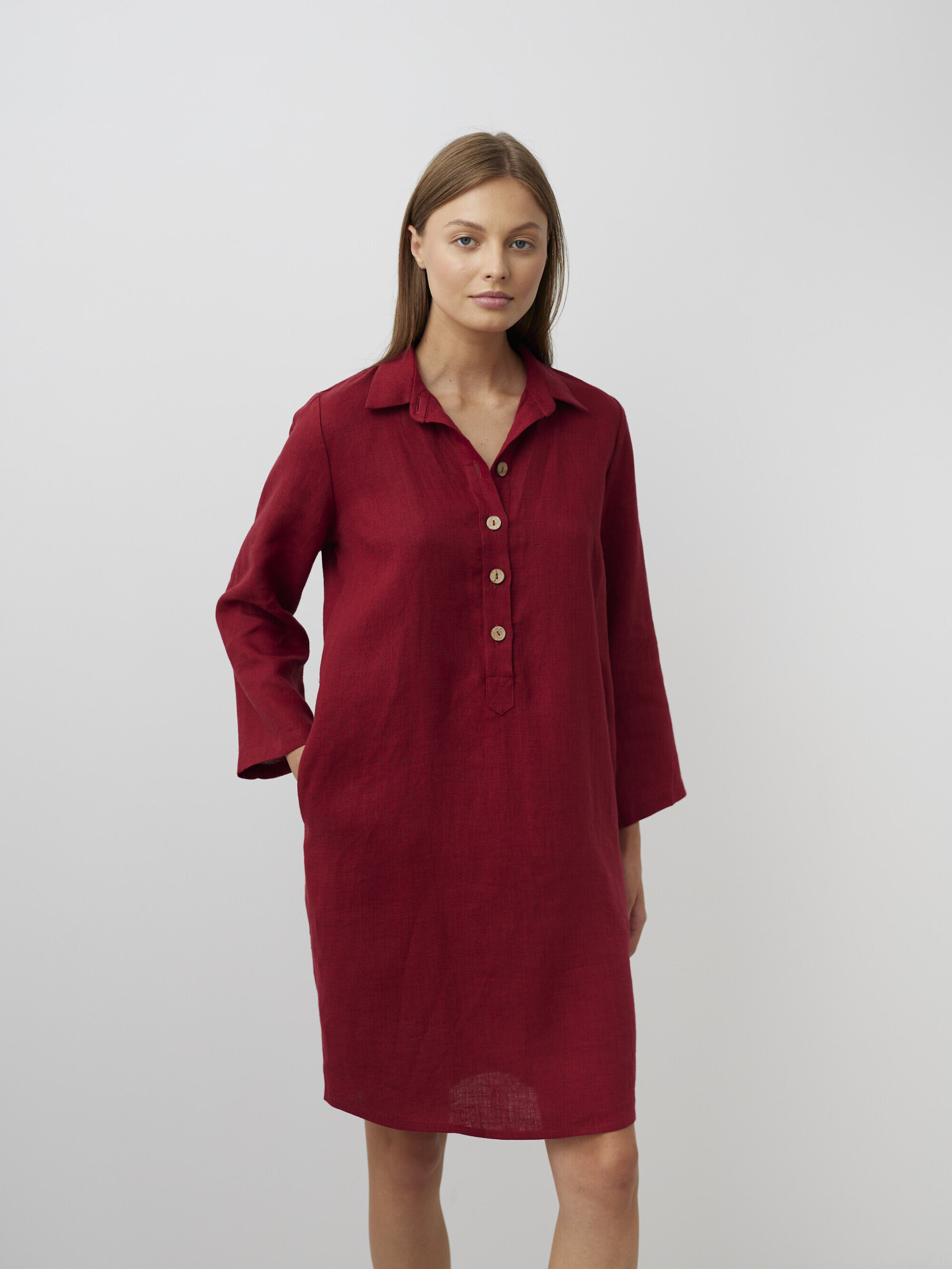 GIANNA Linen Tunic Dress - Image 2