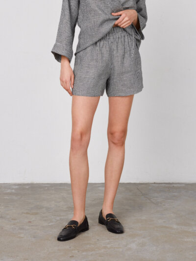 ISLA High Waisted Linen Shorts