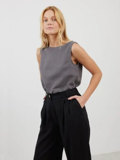 JAMES Linen Tailored Pants