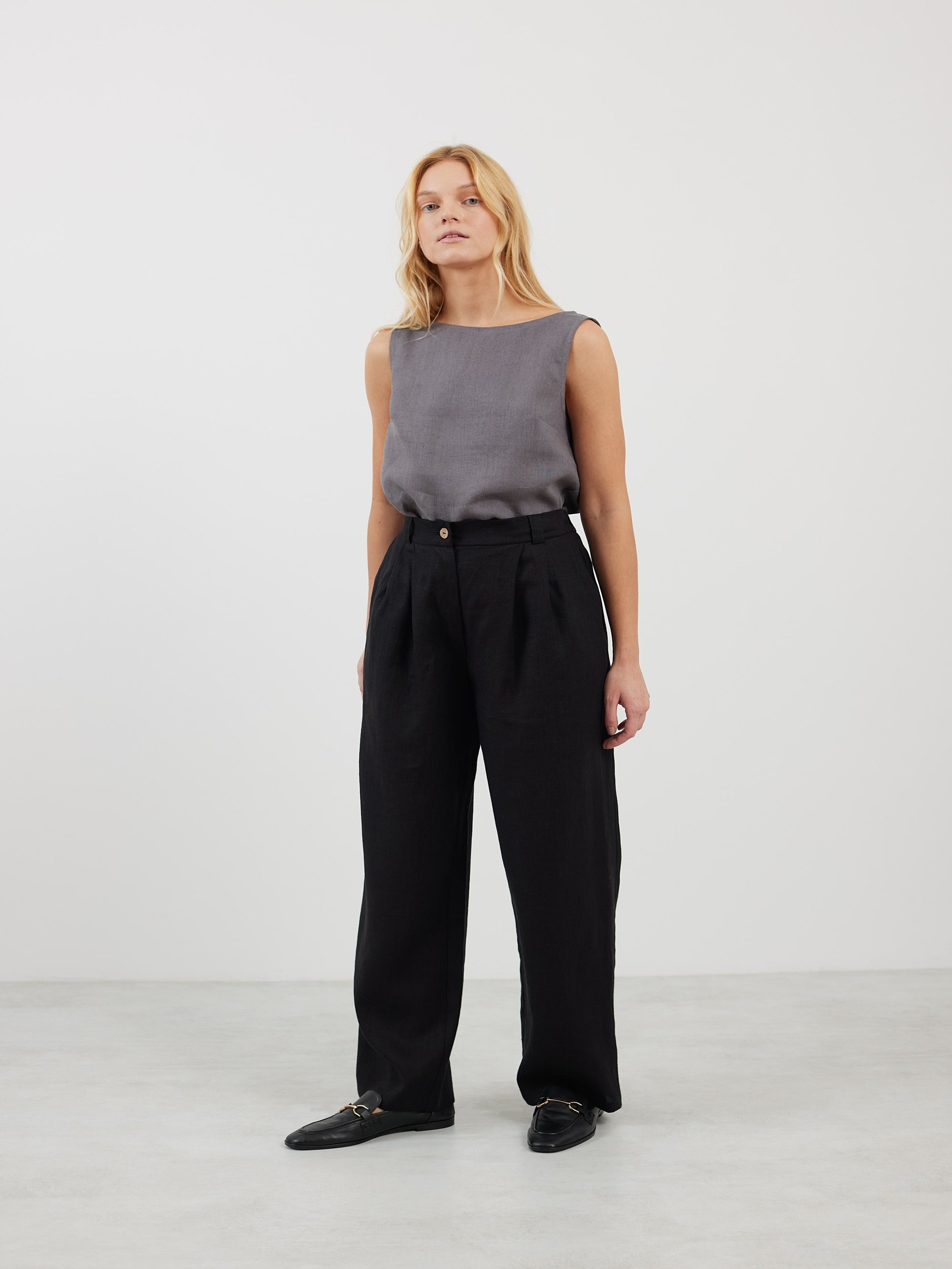 JAMES Linen Tailored Pants - Image 2