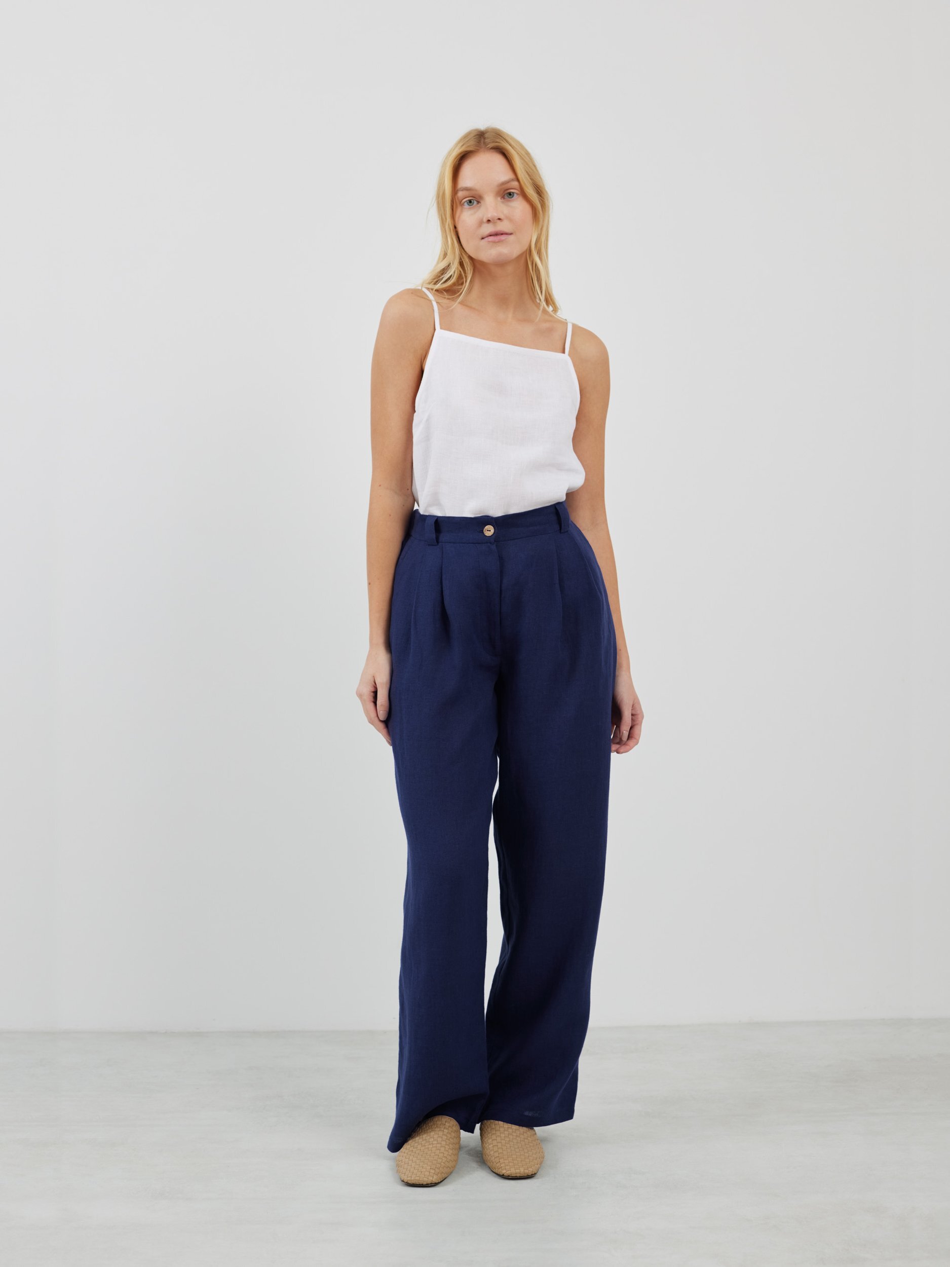 JAMES Linen Tailored Pants - Image 3
