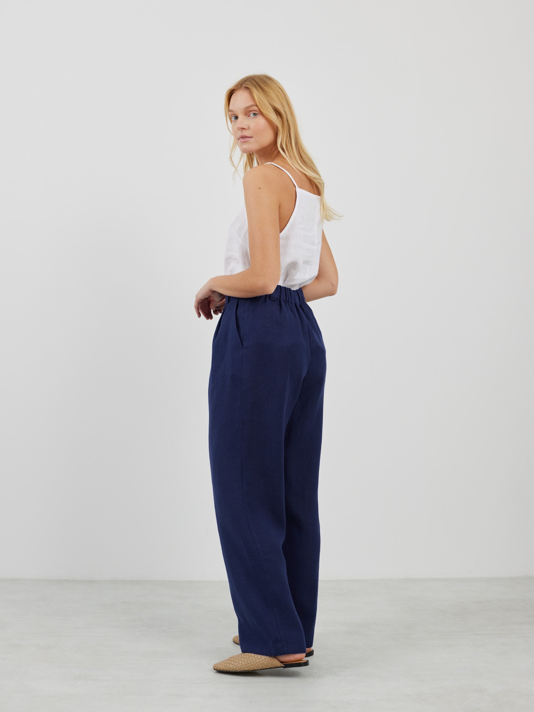 JAMES Linen Tailored Pants - Image 5