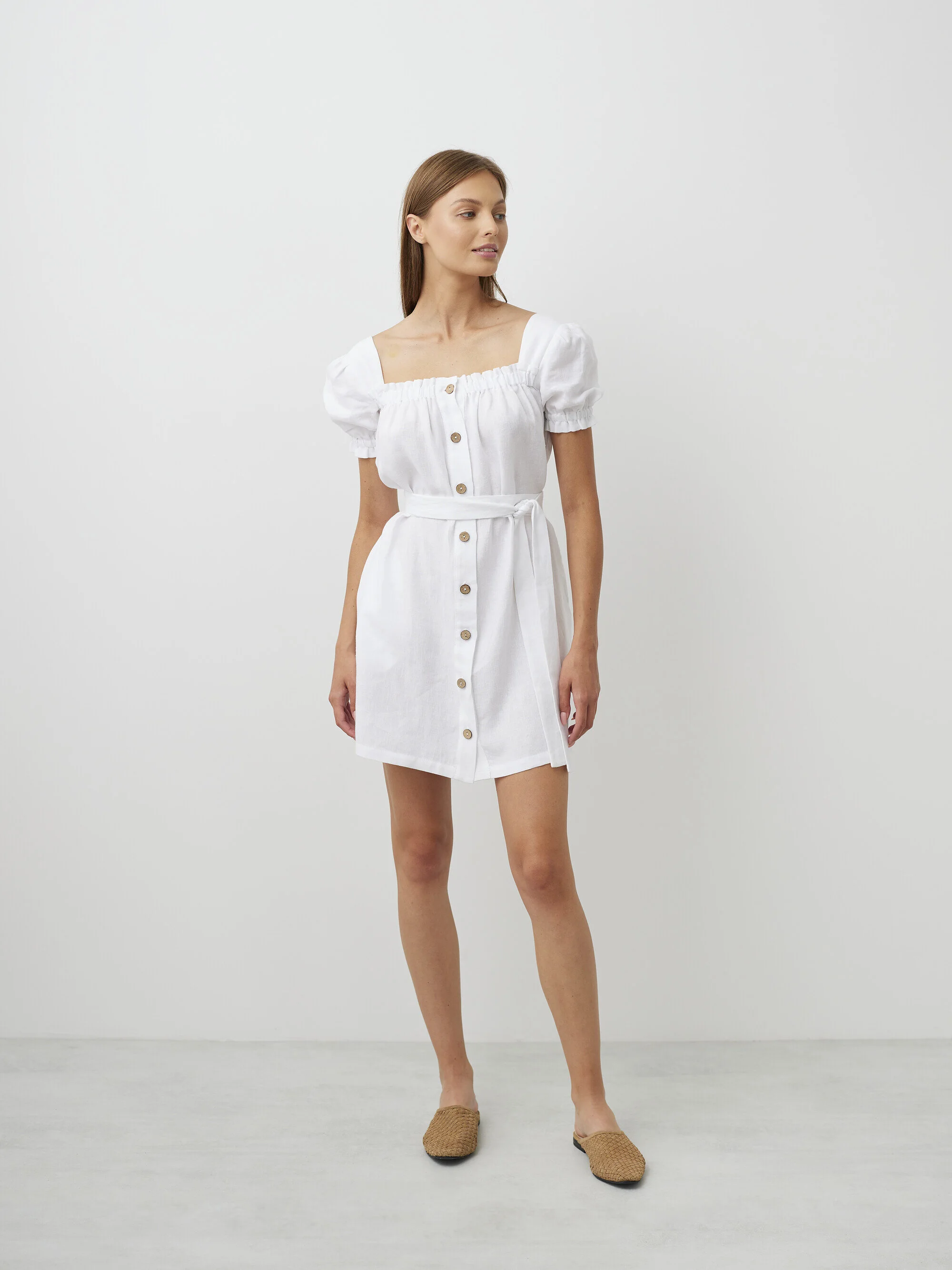 Bild 3 von JULY - Leinenkleid mit Knöpfen in von Love and Confuse