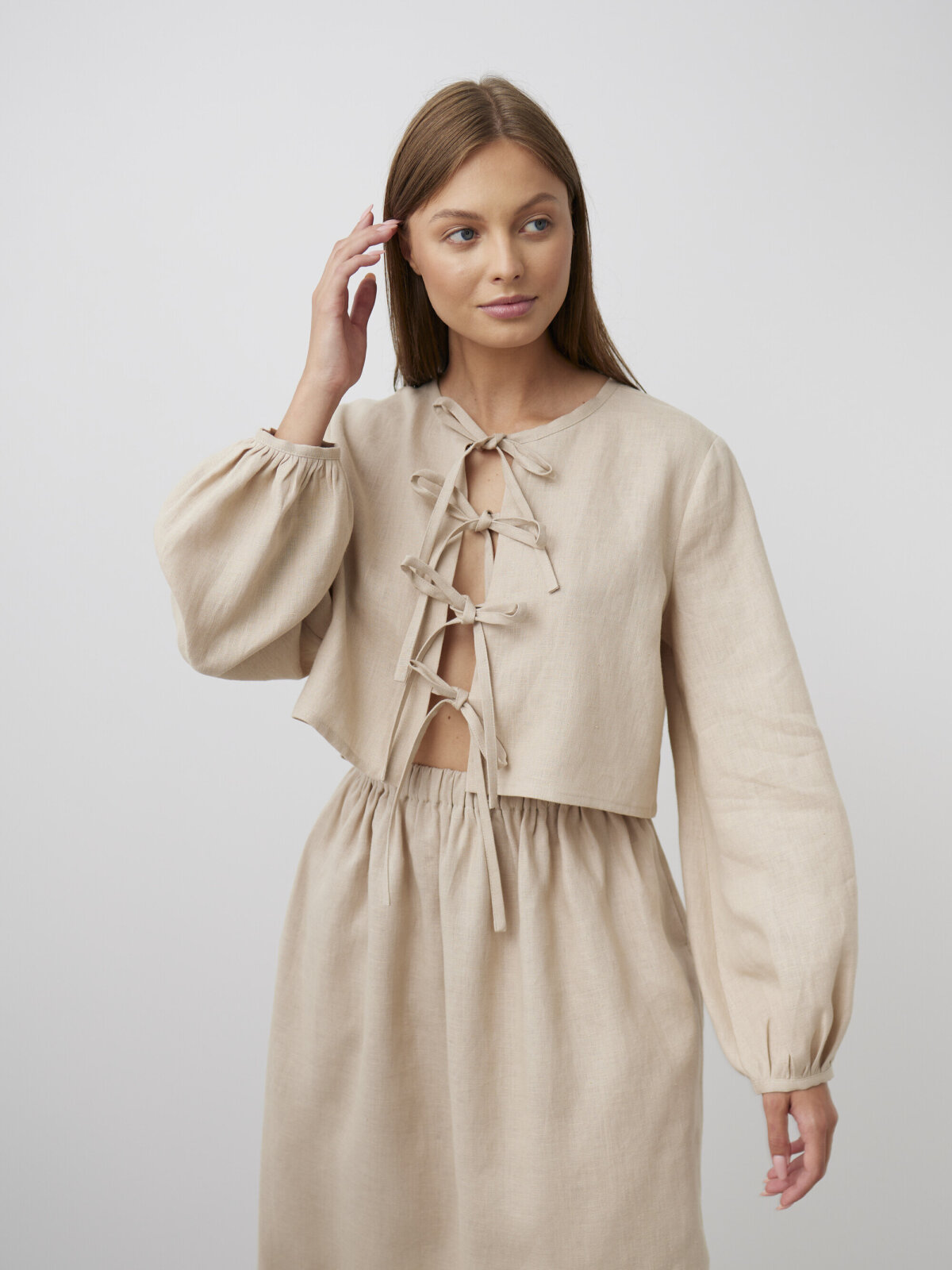 Bild 1 von KOA Leinentop mit Knotenverschluss in von Love and Confuse