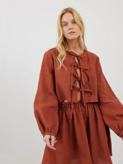 KOA Leinentop mit Knotenverschluss