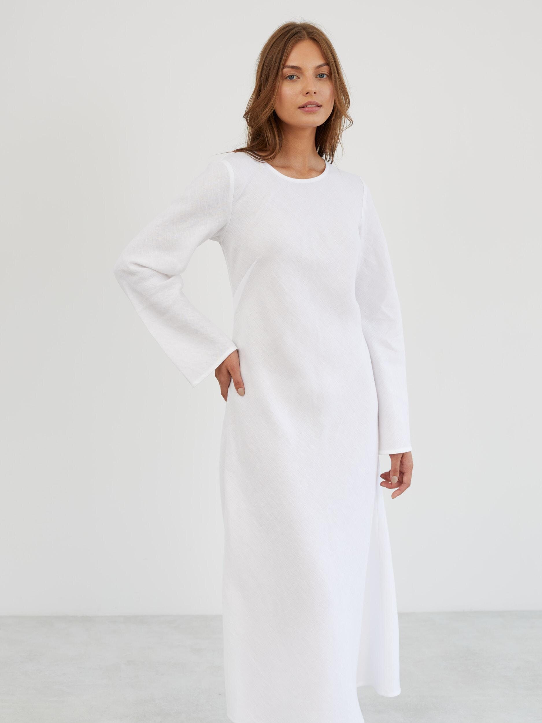Linen Maxi Dress GISELLE - Image 1