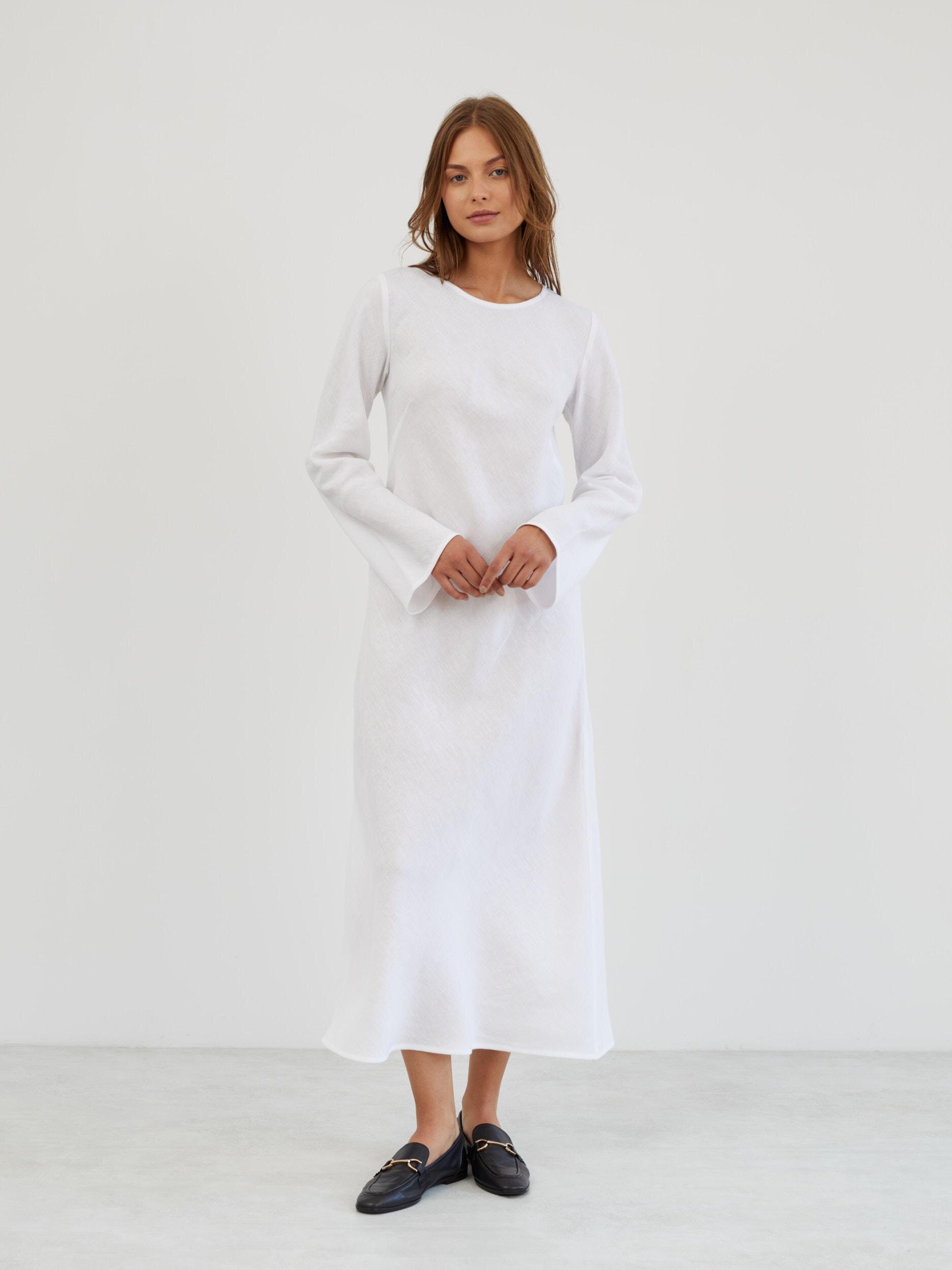 Linen Maxi Dress GISELLE - Image 2