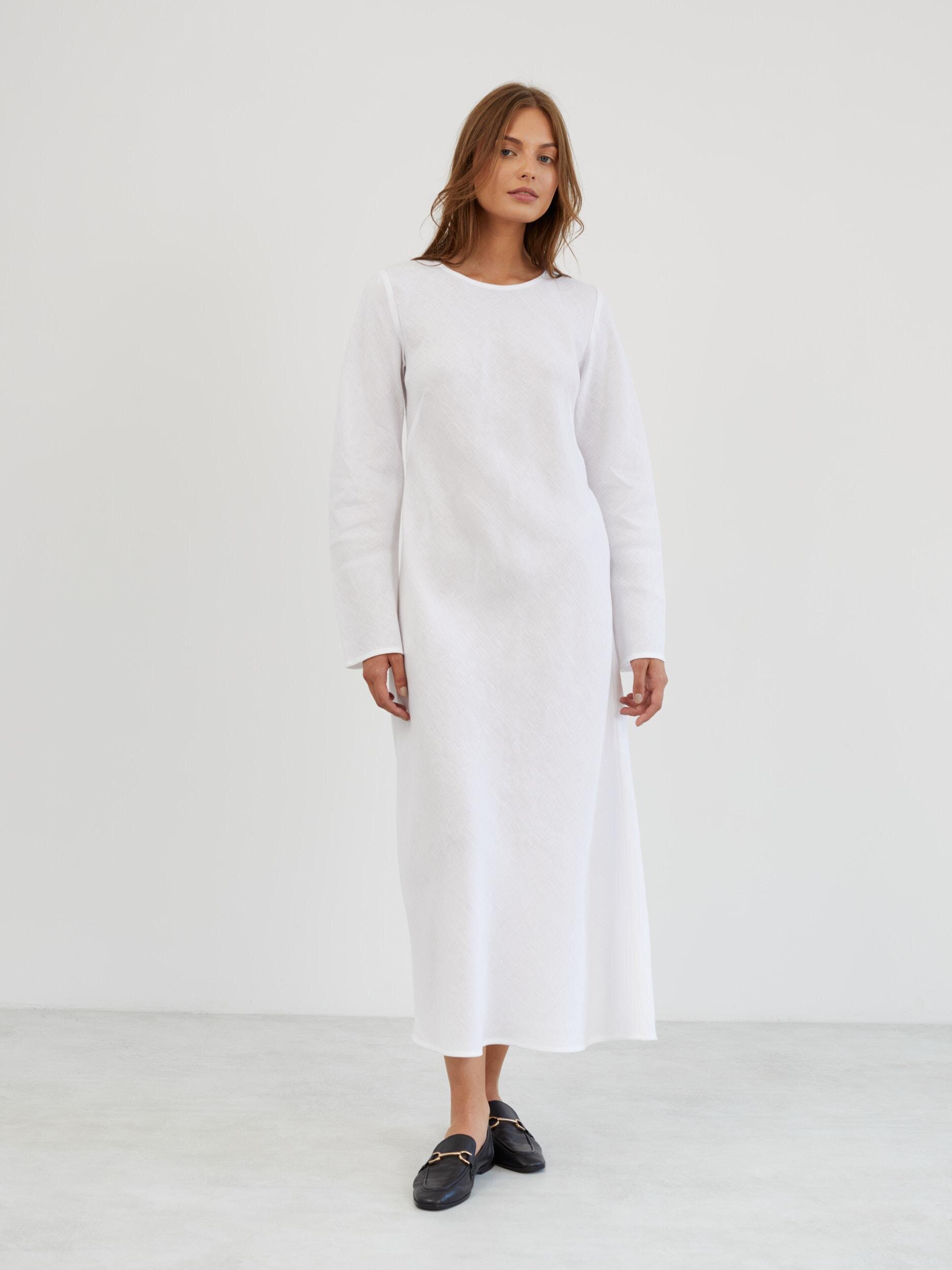 Linen Maxi Dress GISELLE - Image 4