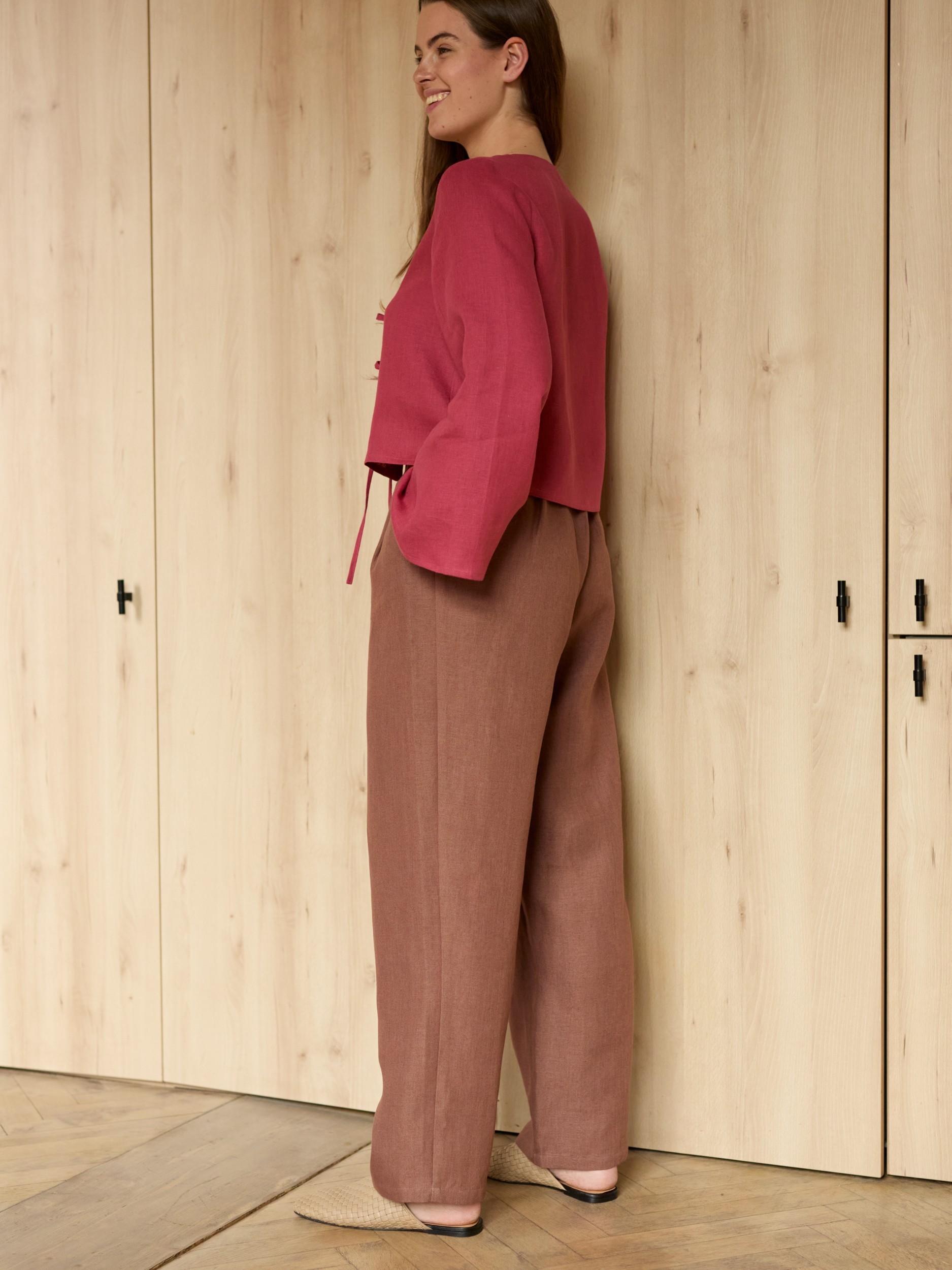 Tailored Linen Pants JAMES | Pleated Front - Image 5