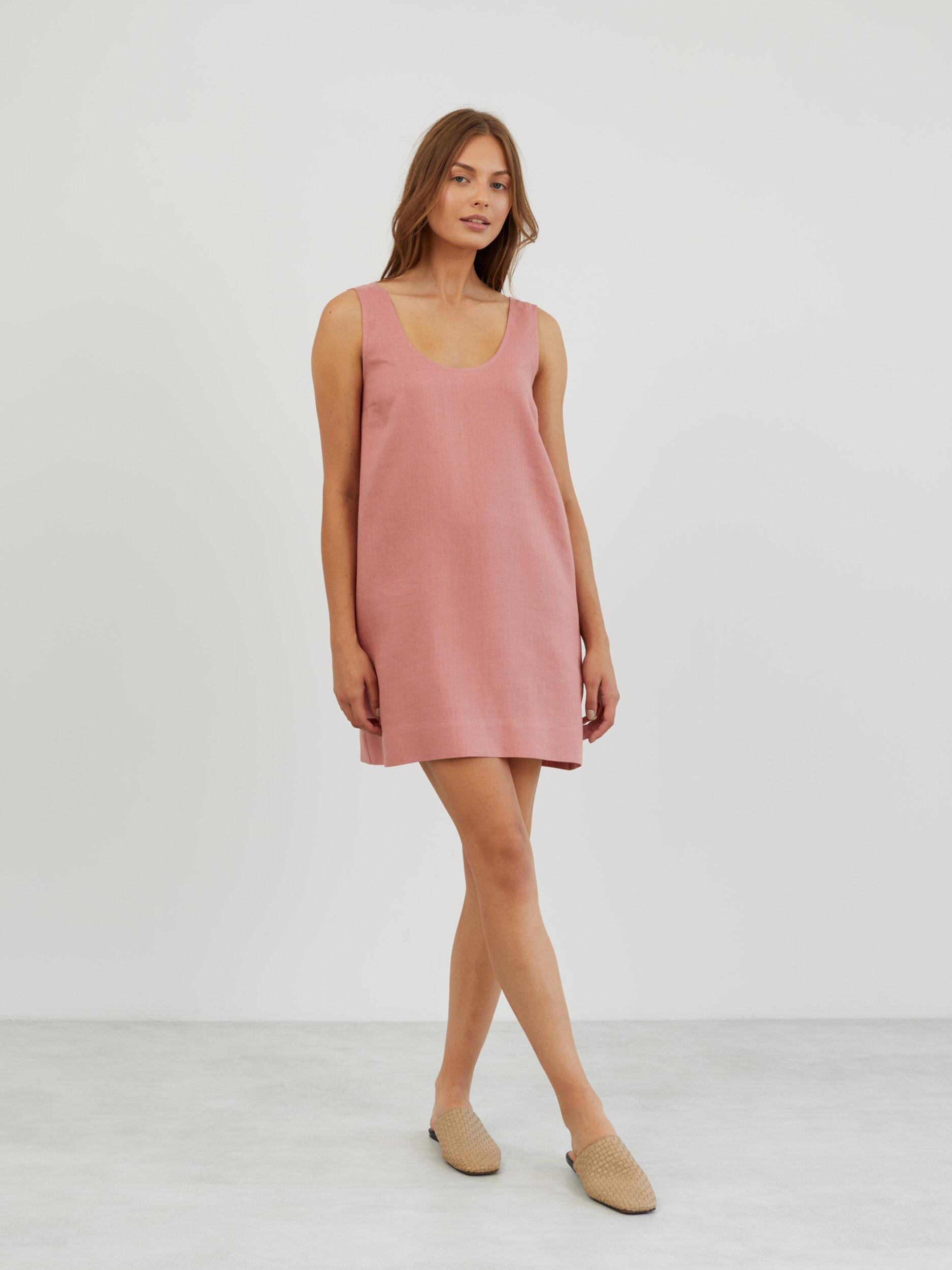 Linen Shift Dress SAMIE - Image 2