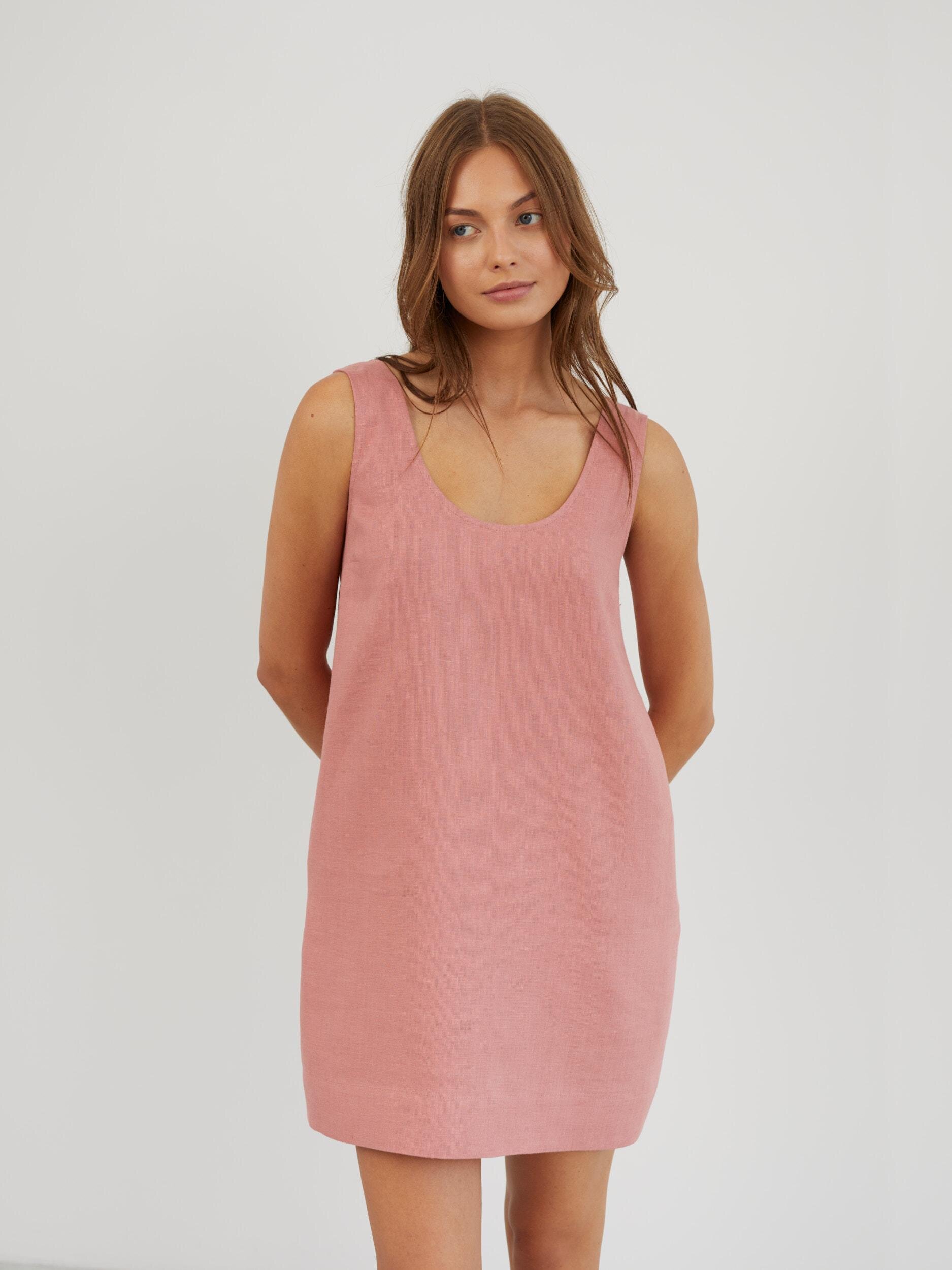 Linen Shift Dress SAMIE - Image 4