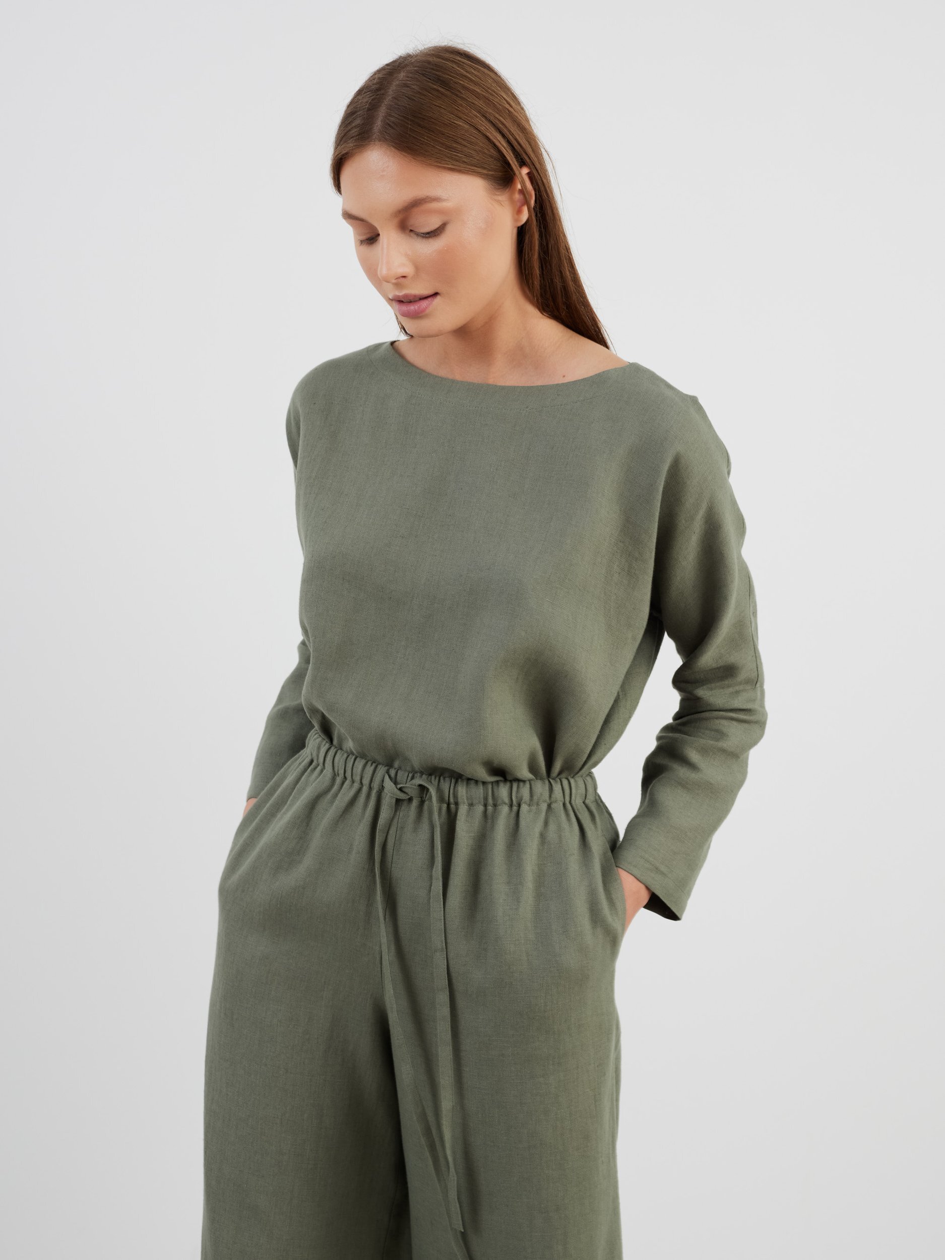 LUCAS Wide Leg Linen Pants - Image 2