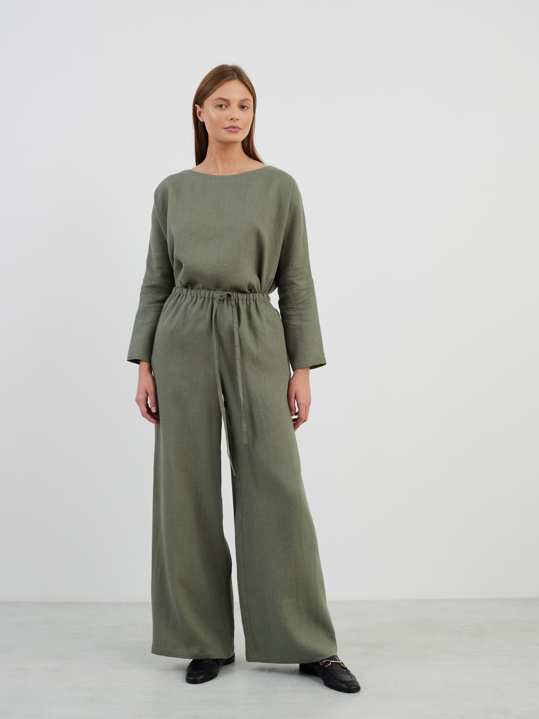 LUCAS Wide Leg Linen Pants - Image 4