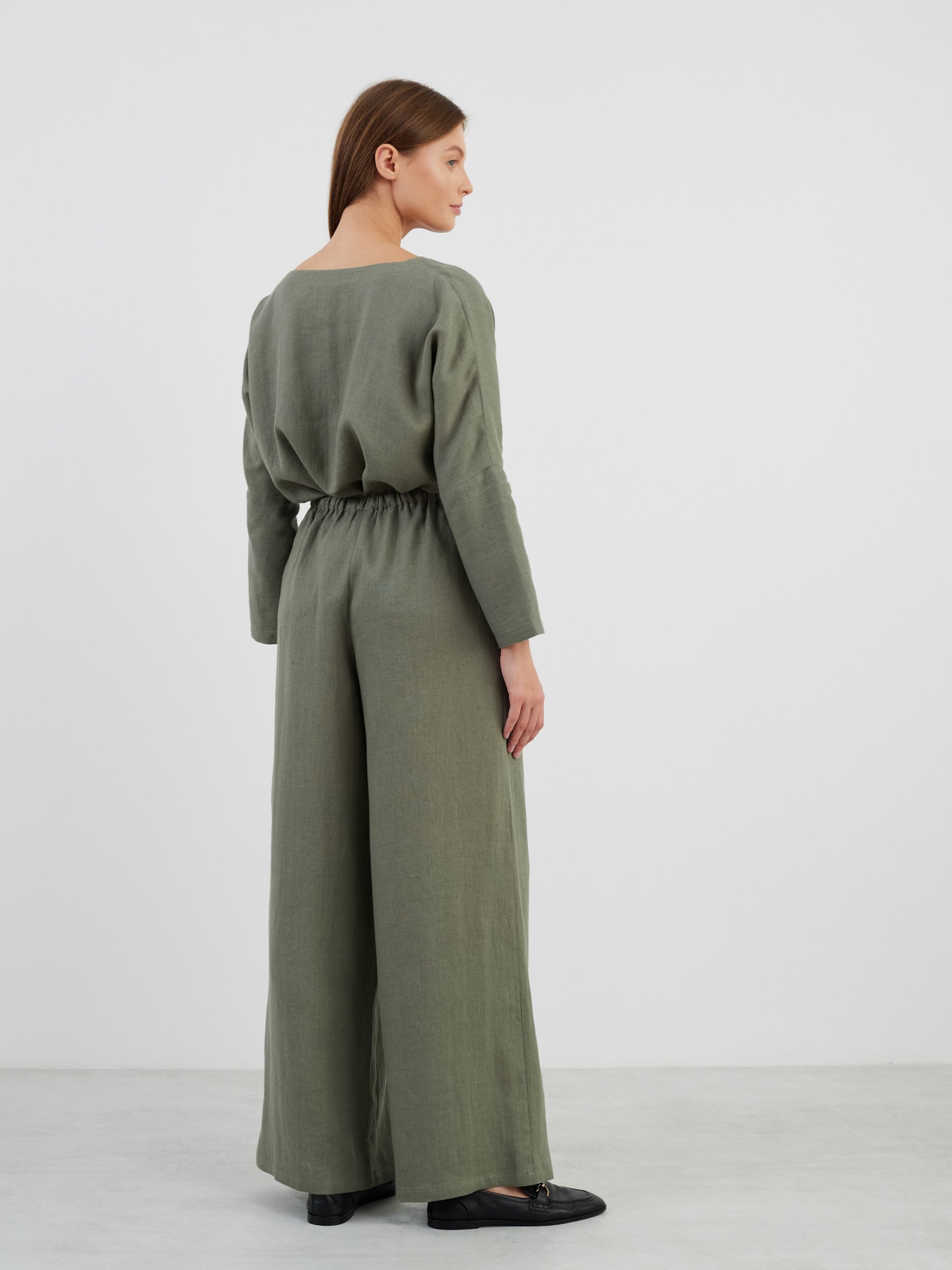 LUCAS Wide Leg Linen Pants - Image 6