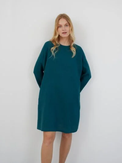 LUCIA Long Sleeve Linen Dress