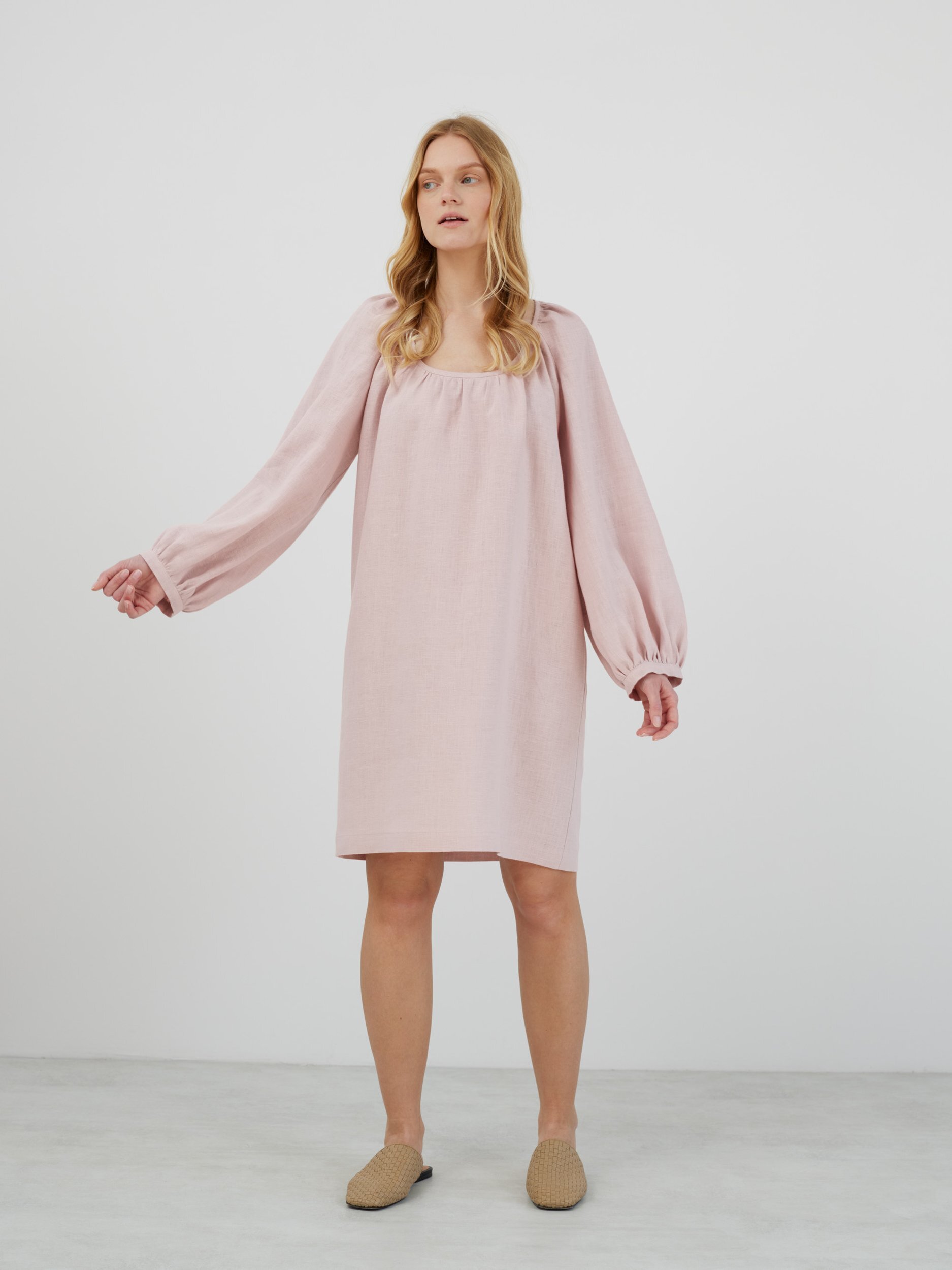 MIA Mini Linen Dress - Image 2