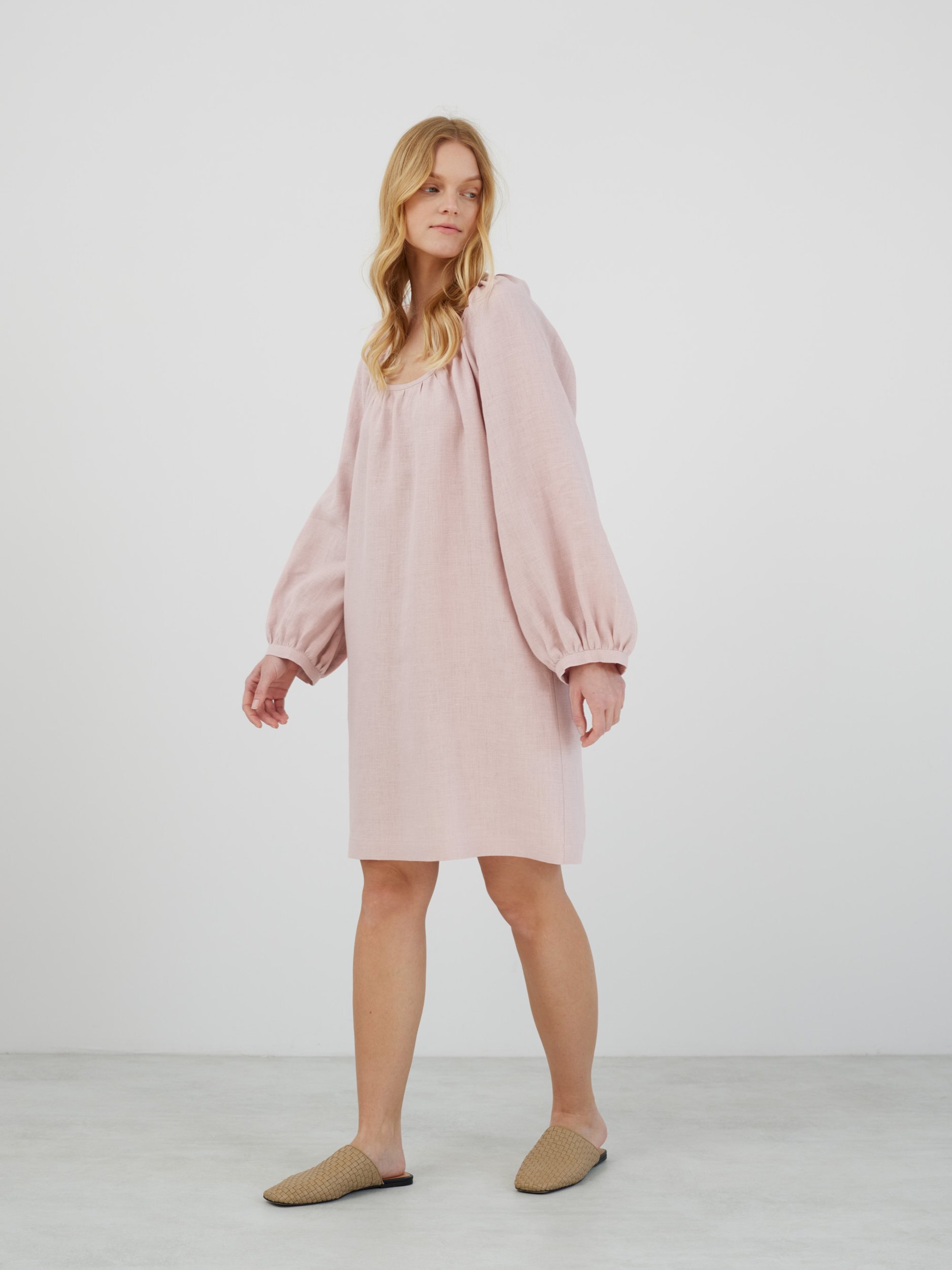 MIA Mini Linen Dress - Image 4