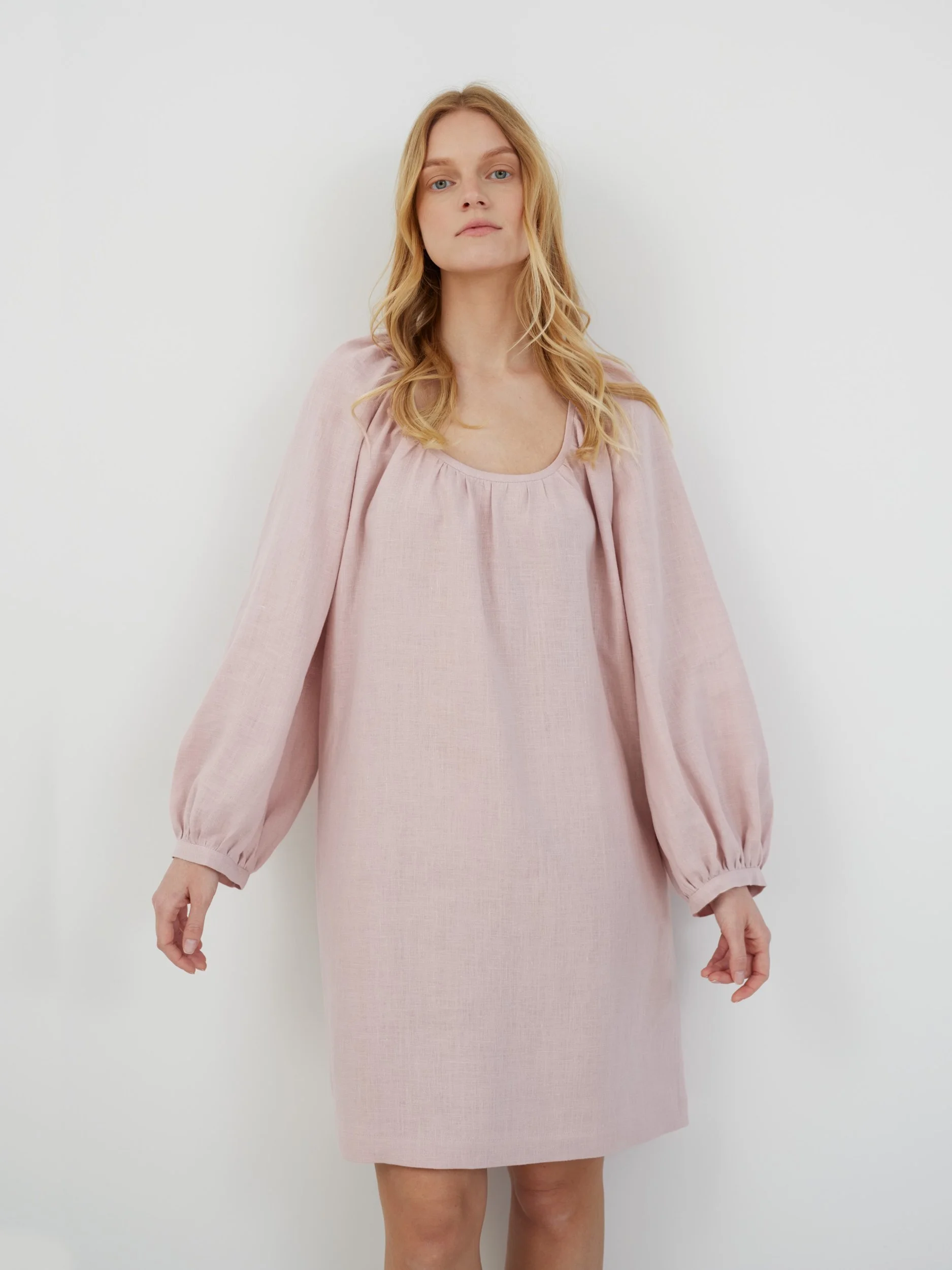 Image 5 of MIA Linen Dress in Apple Blossom from Love and Confuse