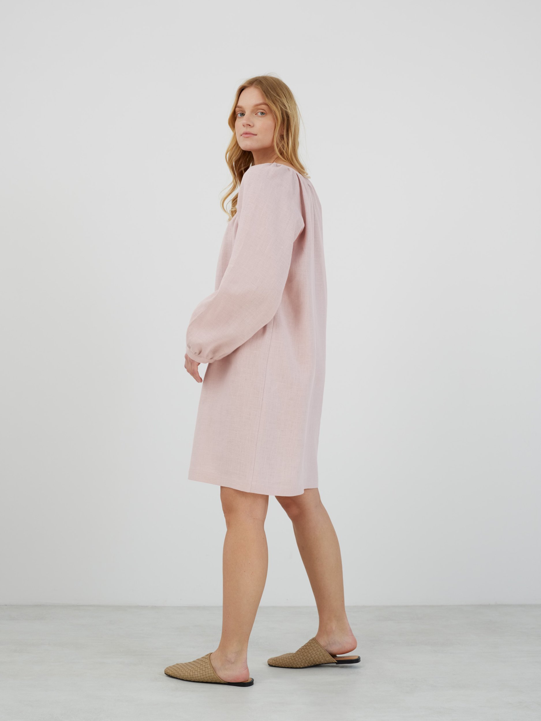 MIA Mini Linen Dress - Image 6
