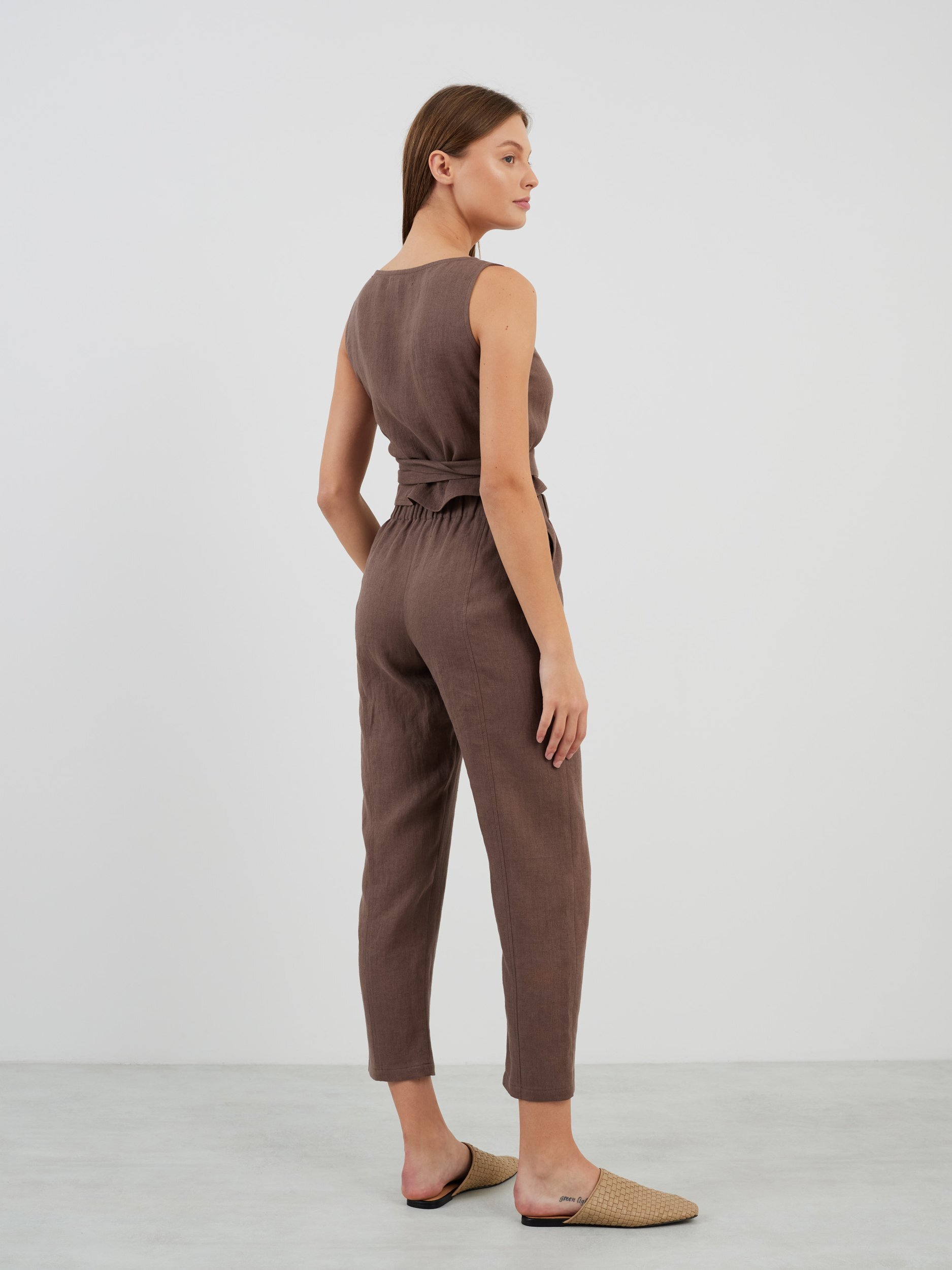 OLIVER Hochgeschnittene Leinenhose - Image 6