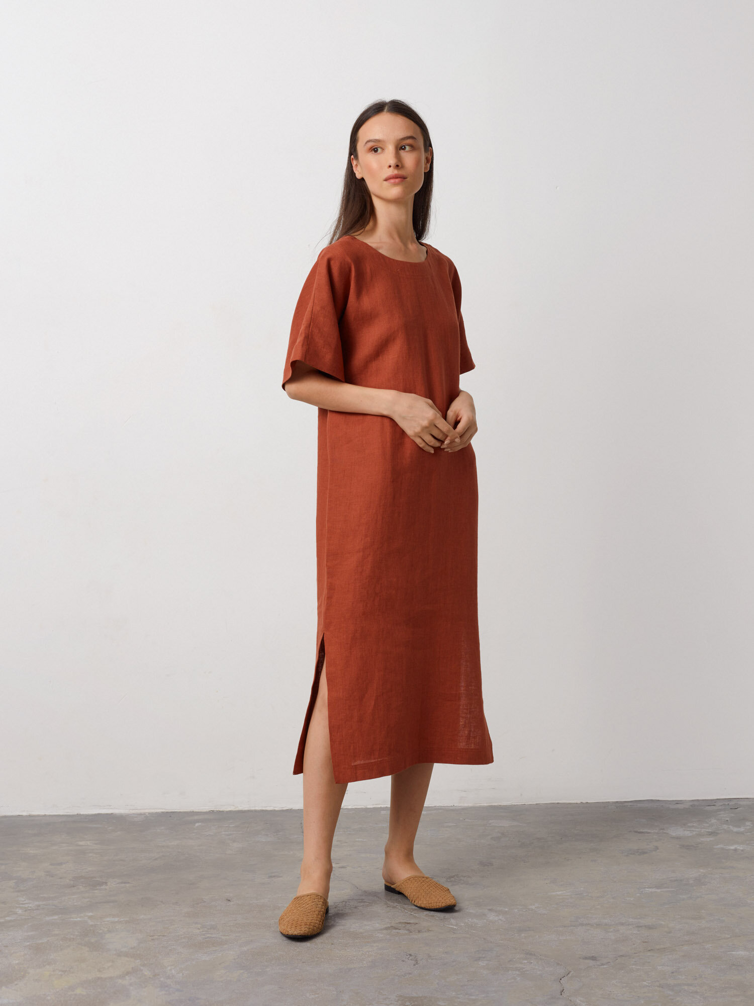 OLIVIA Leinenkleid Midi & Maxi - Image 3