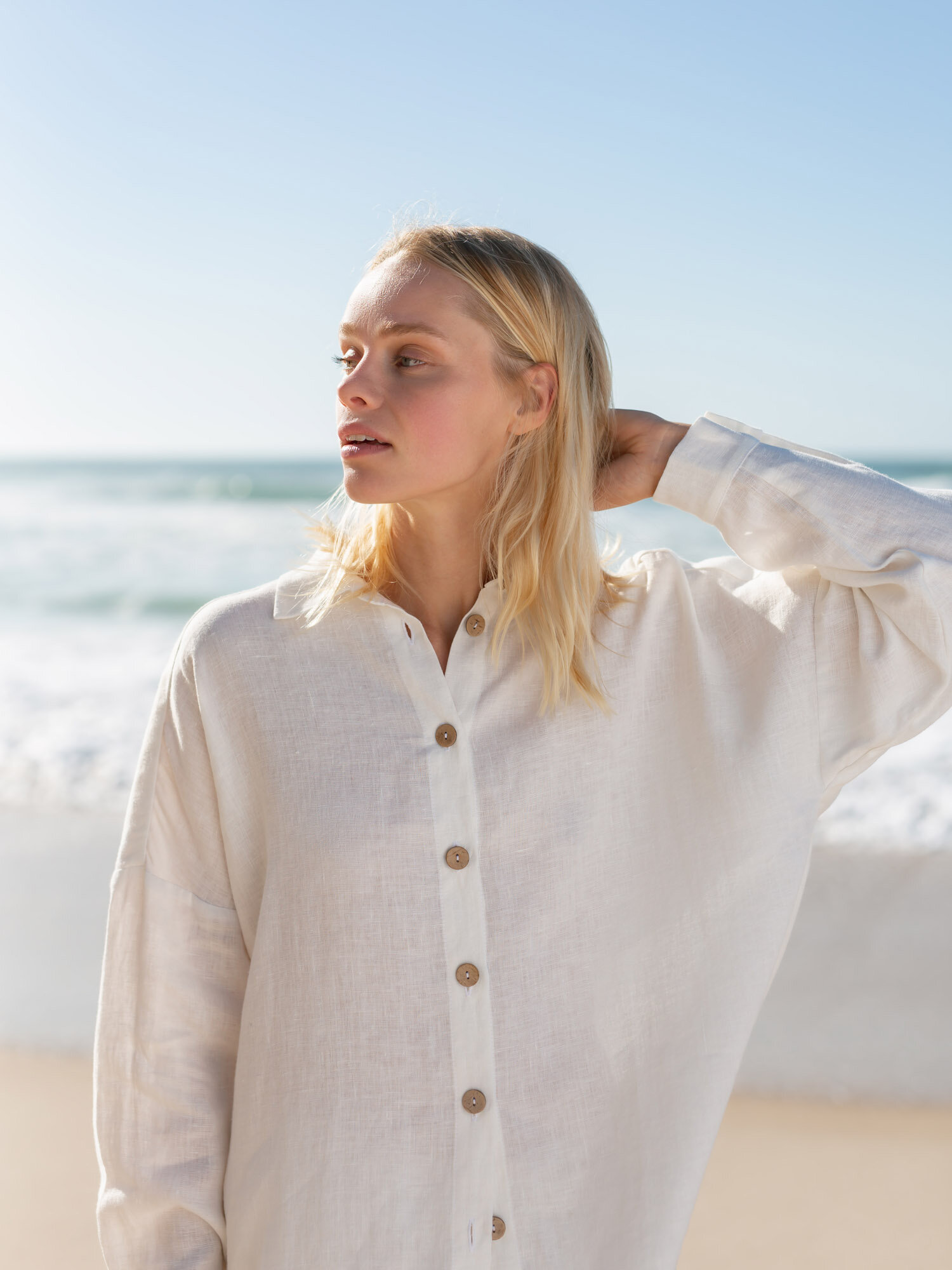 PINE Oversized Linen Shirt - Image 2