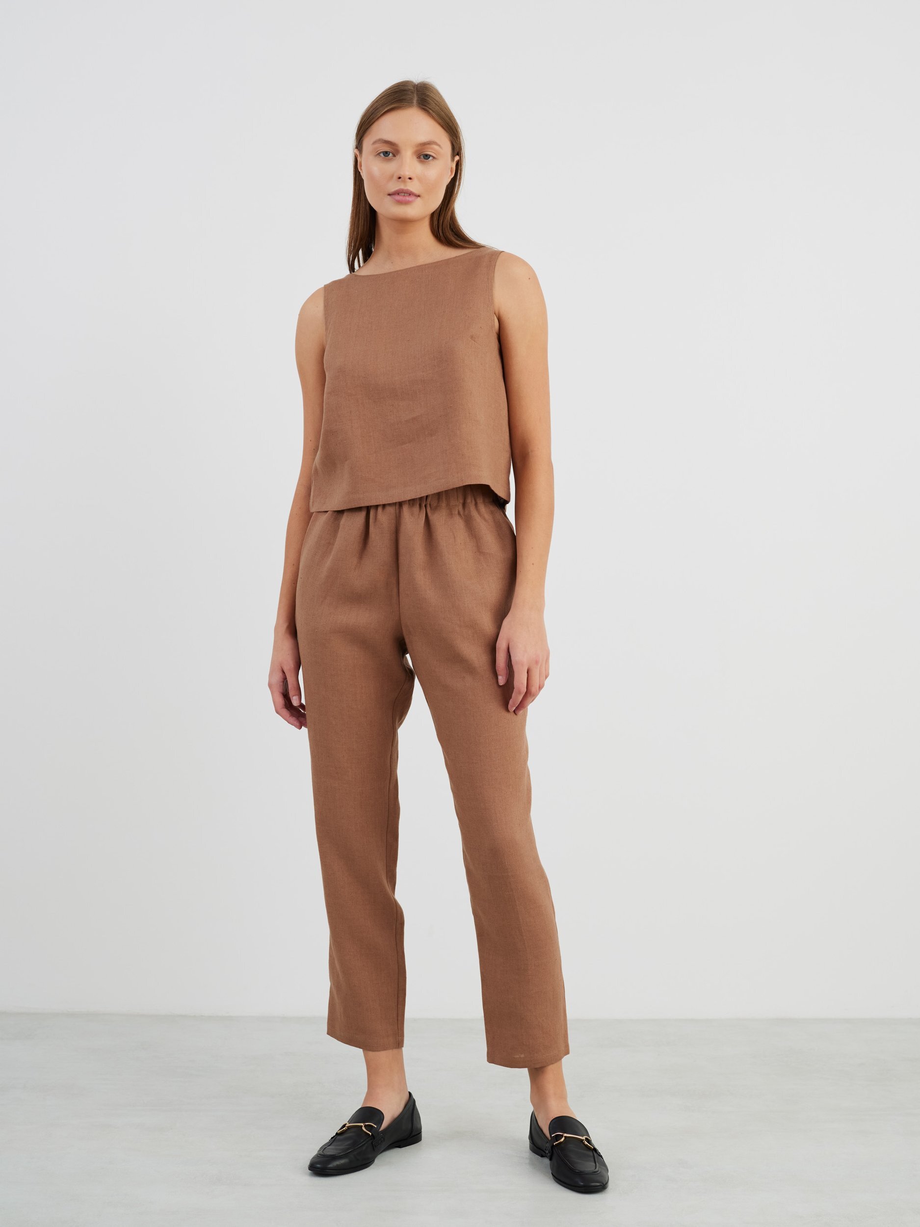 RAVEN Tapered Linen Pants - Image 2