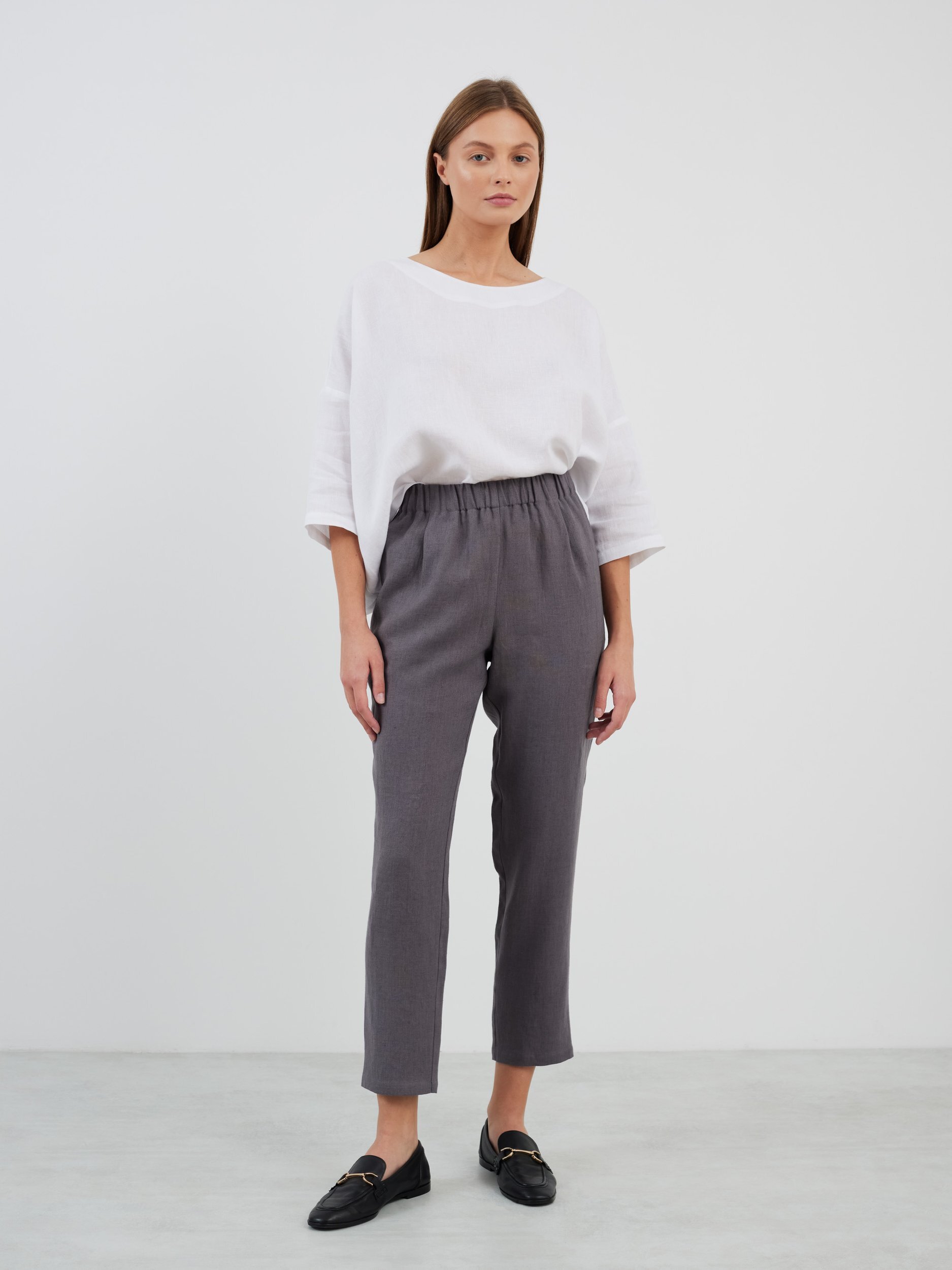 RAVEN Tapered Linen Pants - Image 2