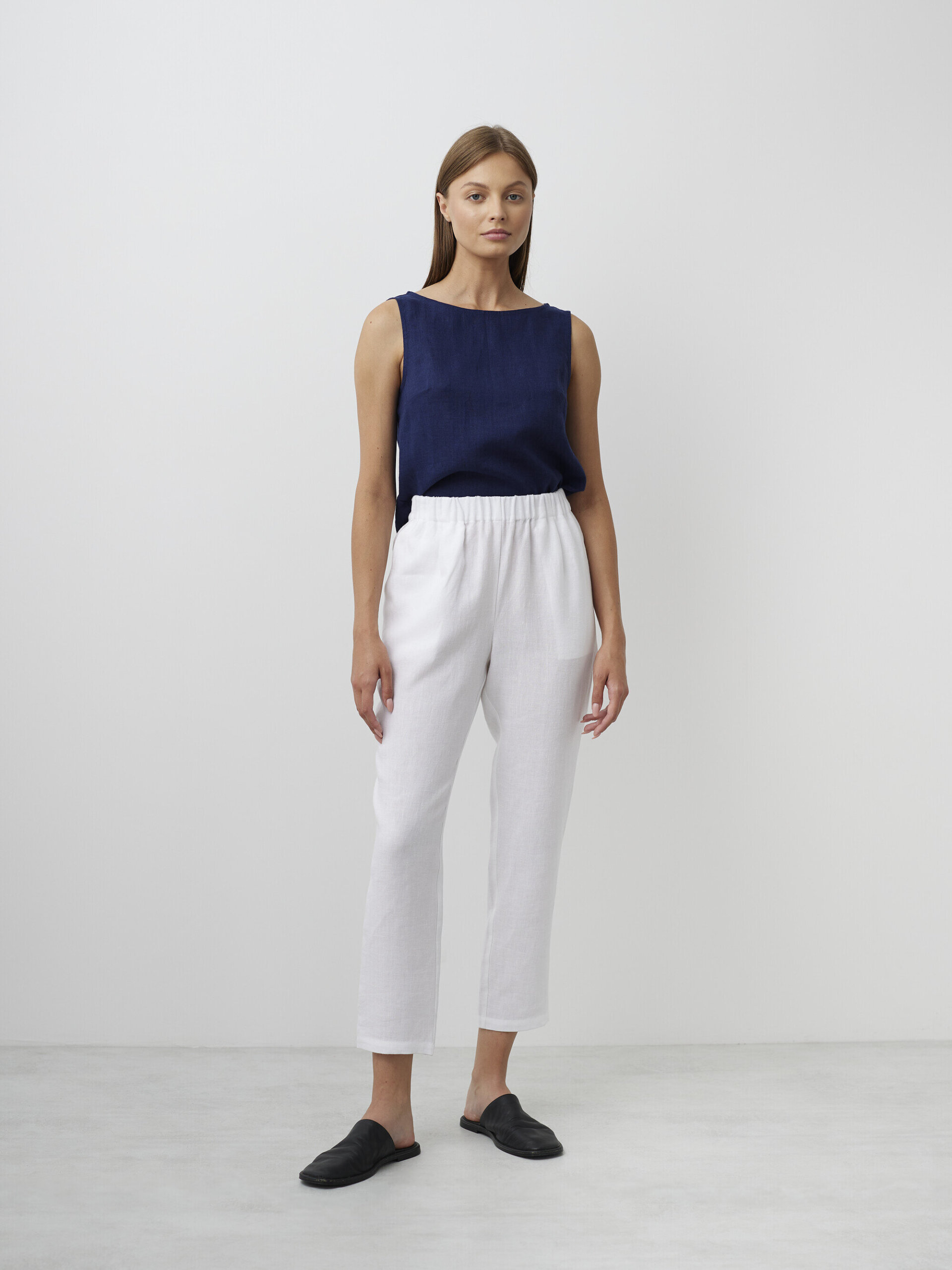 RAVEN Tapered Linen Pants - Image 2