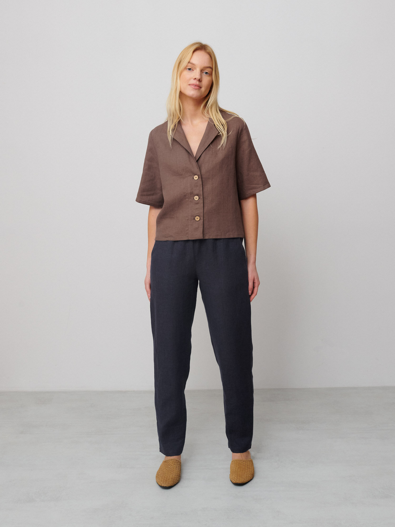 RAY Short Sleeve Linen Shirt - Image 3