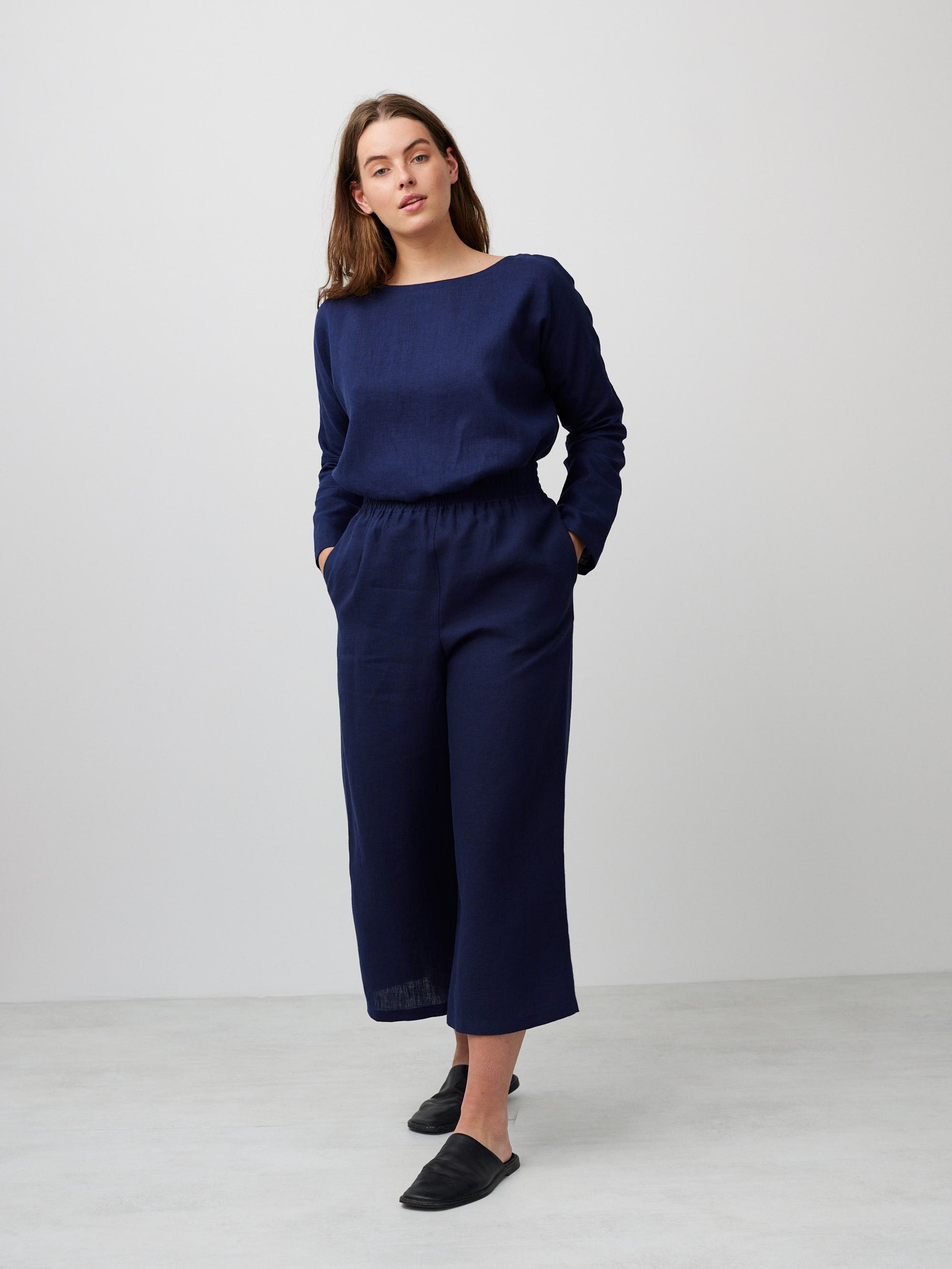 RILEY High Waisted Linen Pants - Image 4