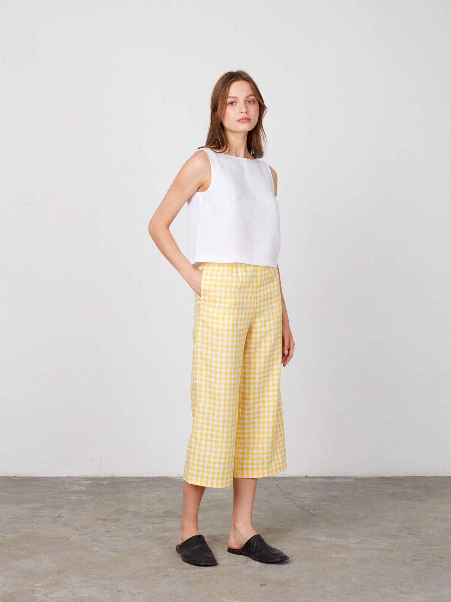 RILEY Wide Leg Linen Pants - Image 3