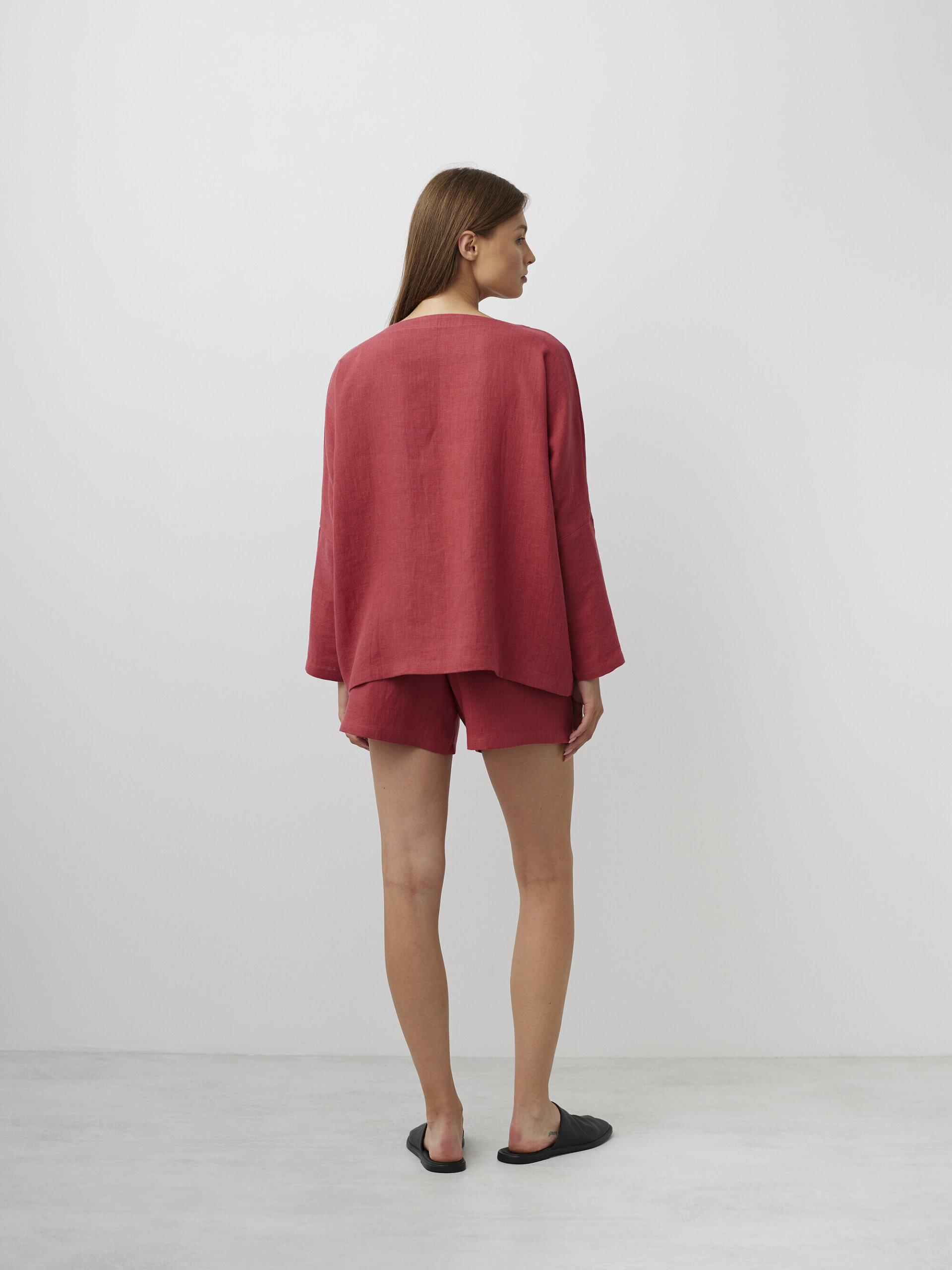 RUMI Long Sleeve Linen Top - Image 5
