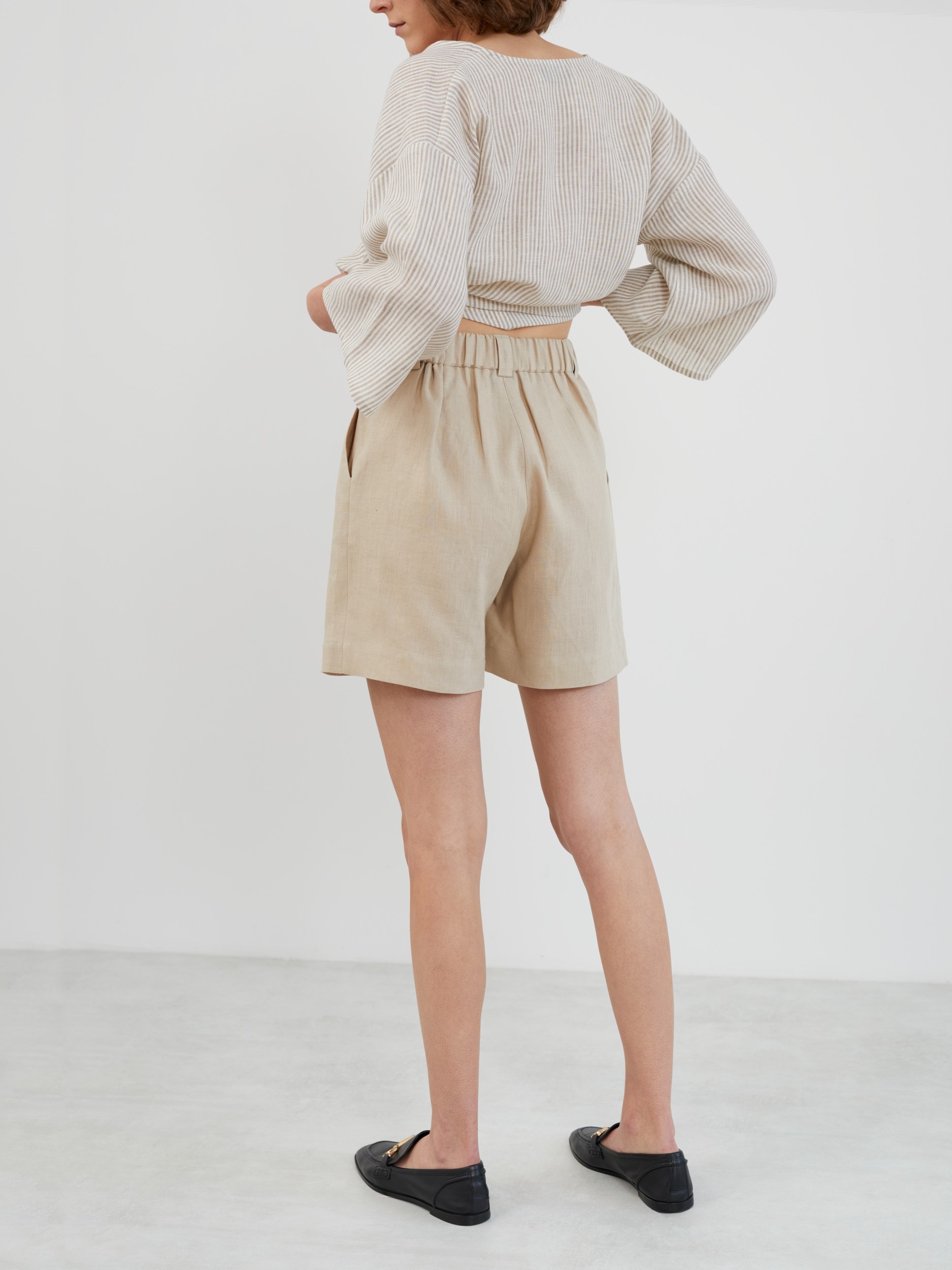 Tailored Linen Shorts SAIGE - Image 5